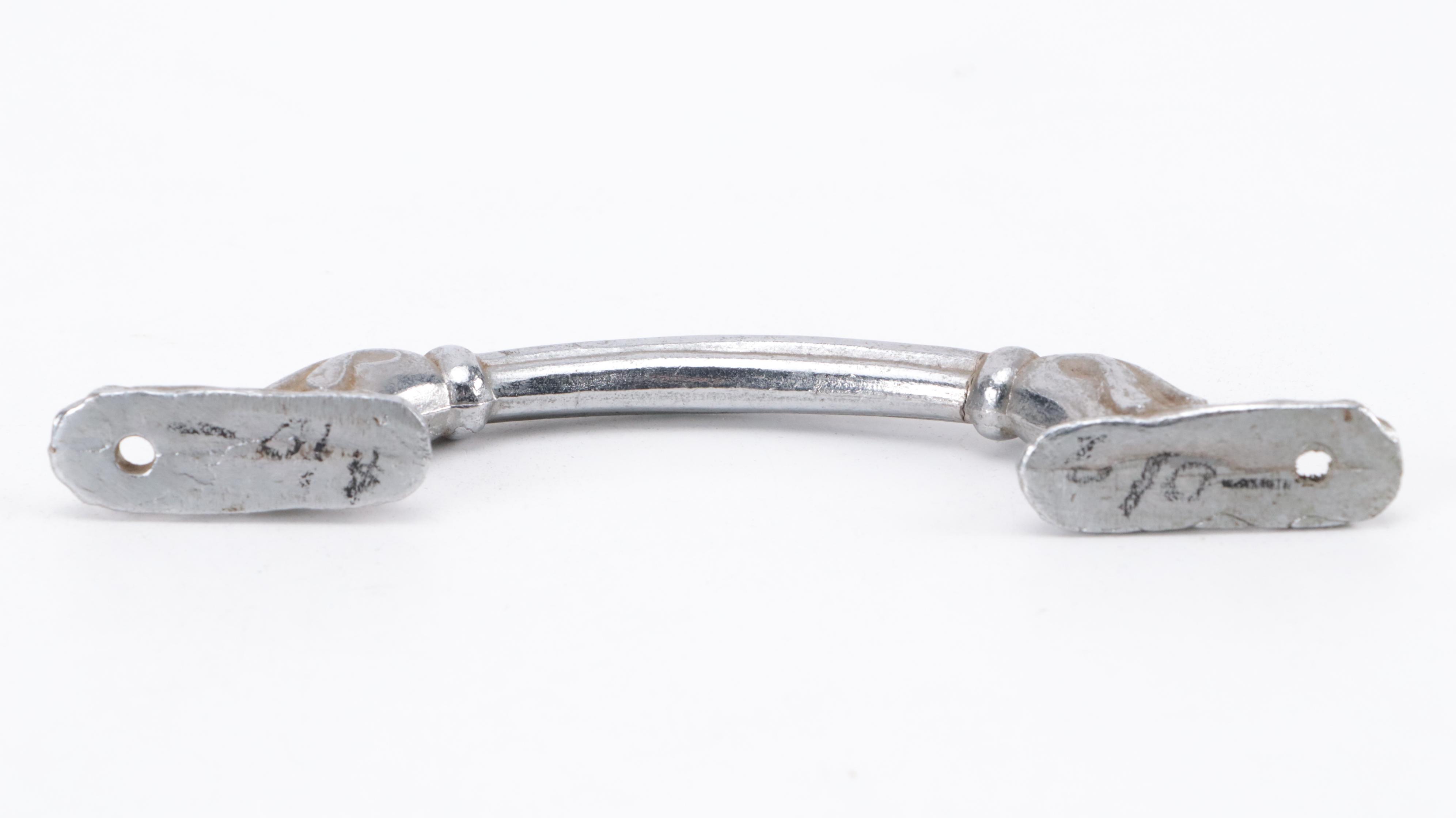 Chrome Cast Metal Door Handles With Seahorse Wine Bottle Stopper