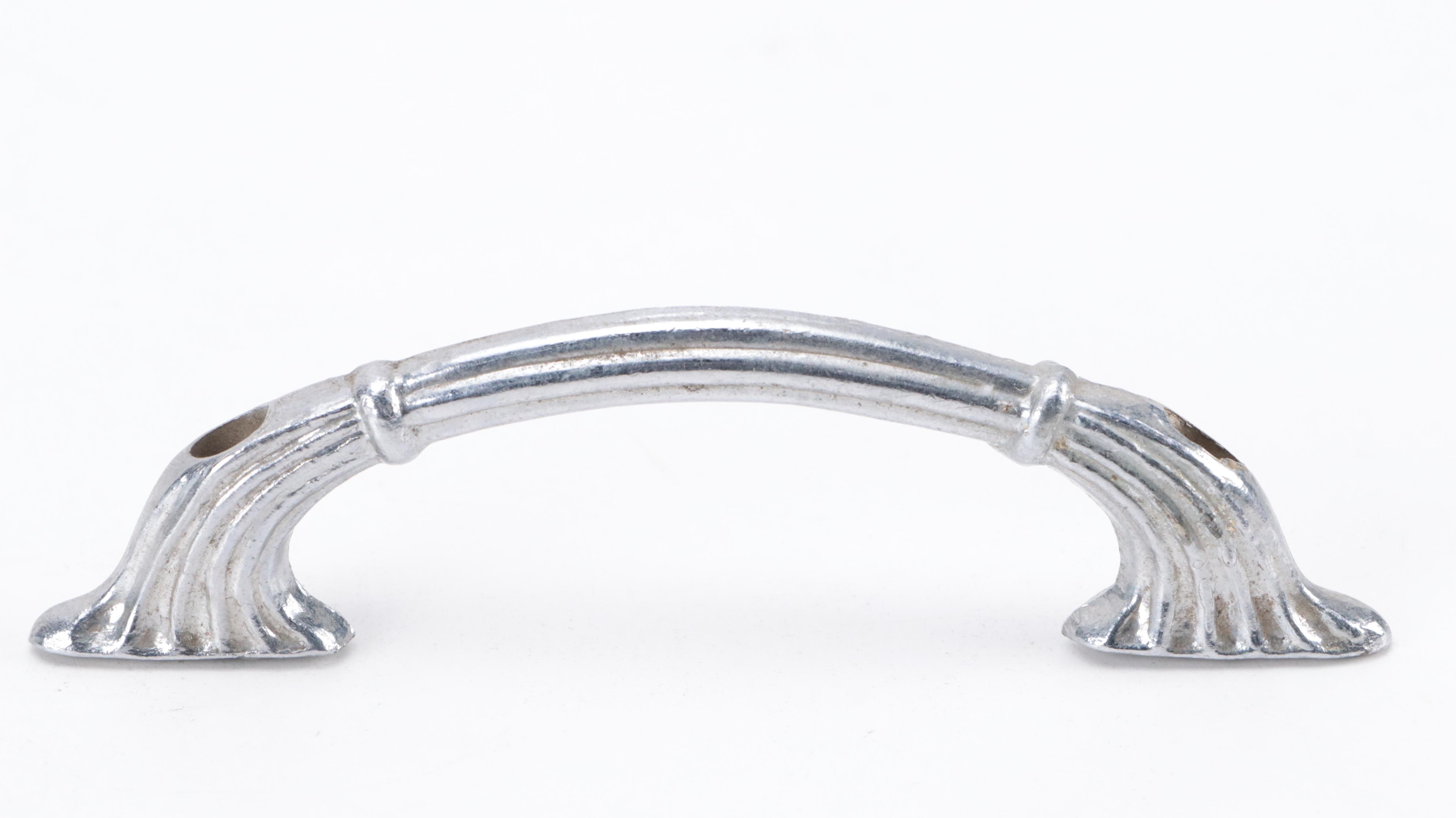 Chrome Cast Metal Door Handles With Seahorse Wine Bottle Stopper