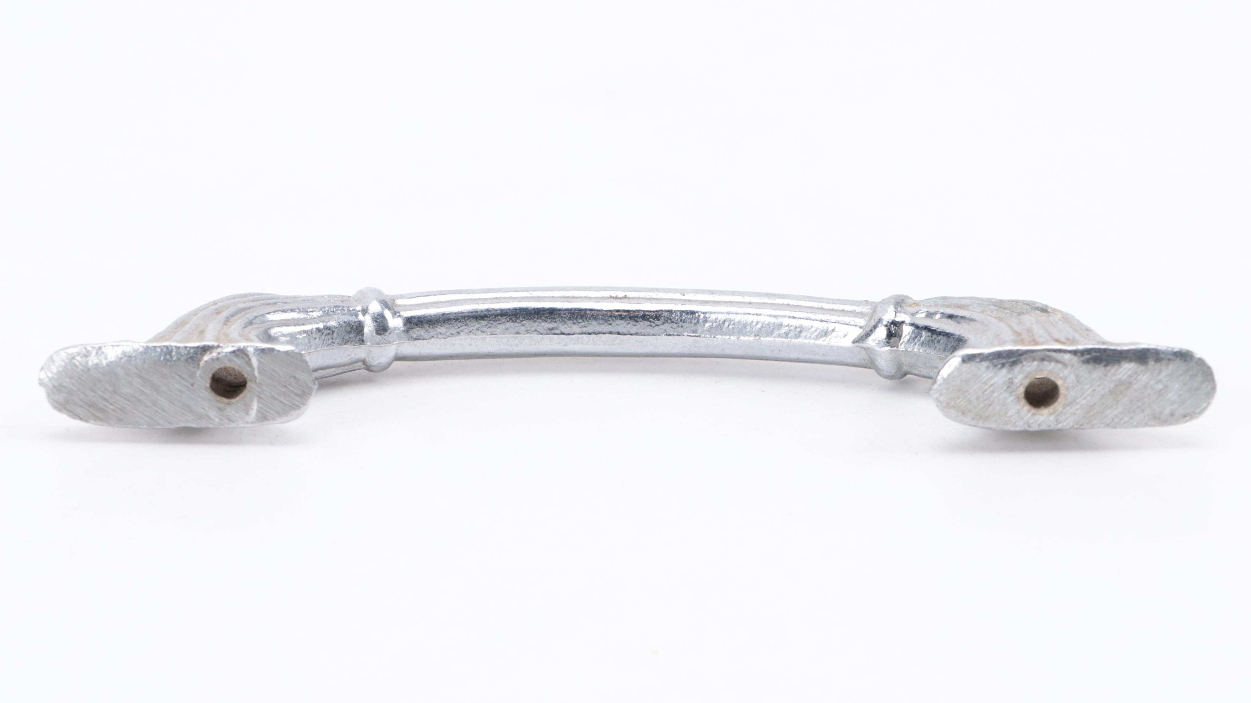 Chrome Cast Metal Door Handles With Seahorse Wine Bottle Stopper