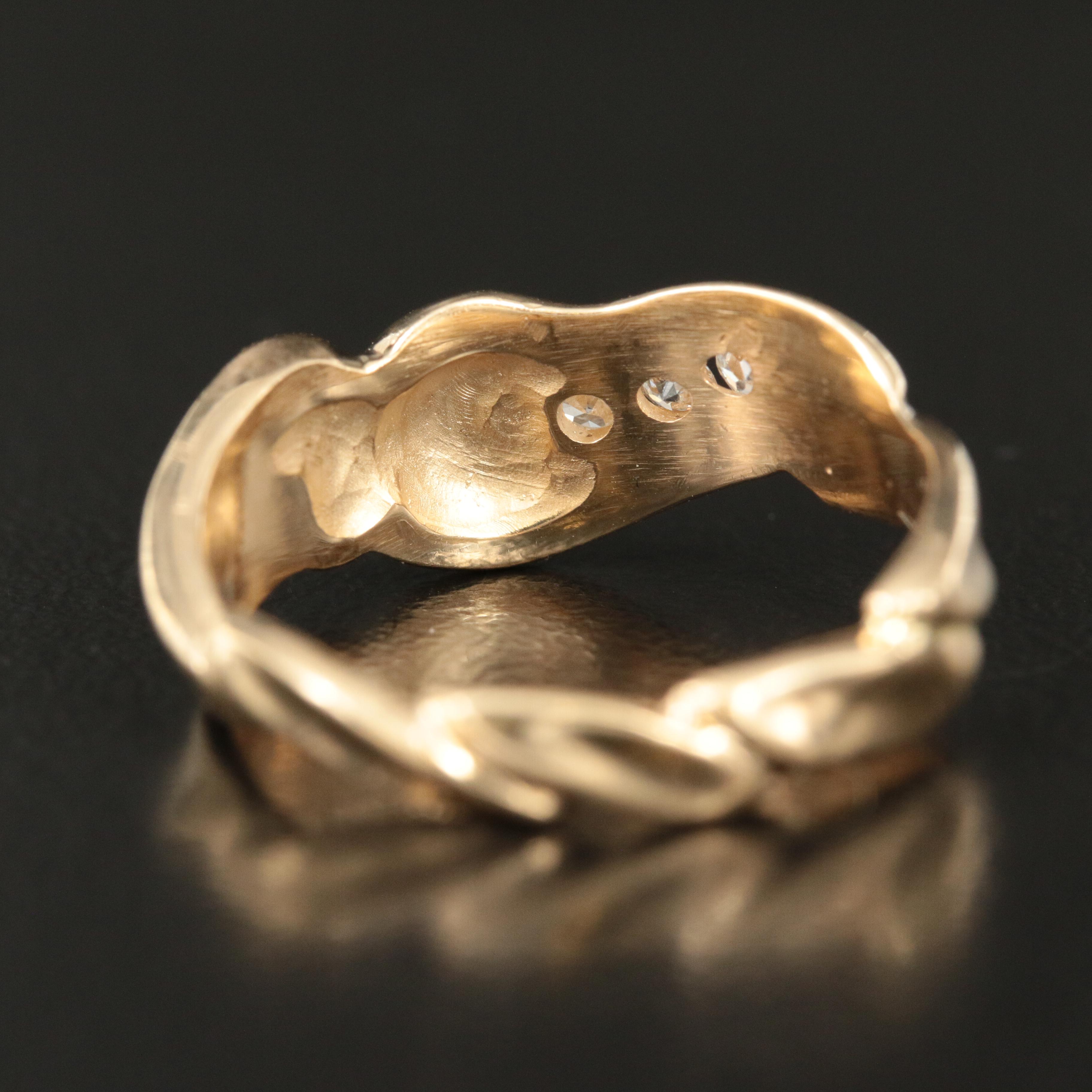 14K 0.15 CTW Diamond Ring