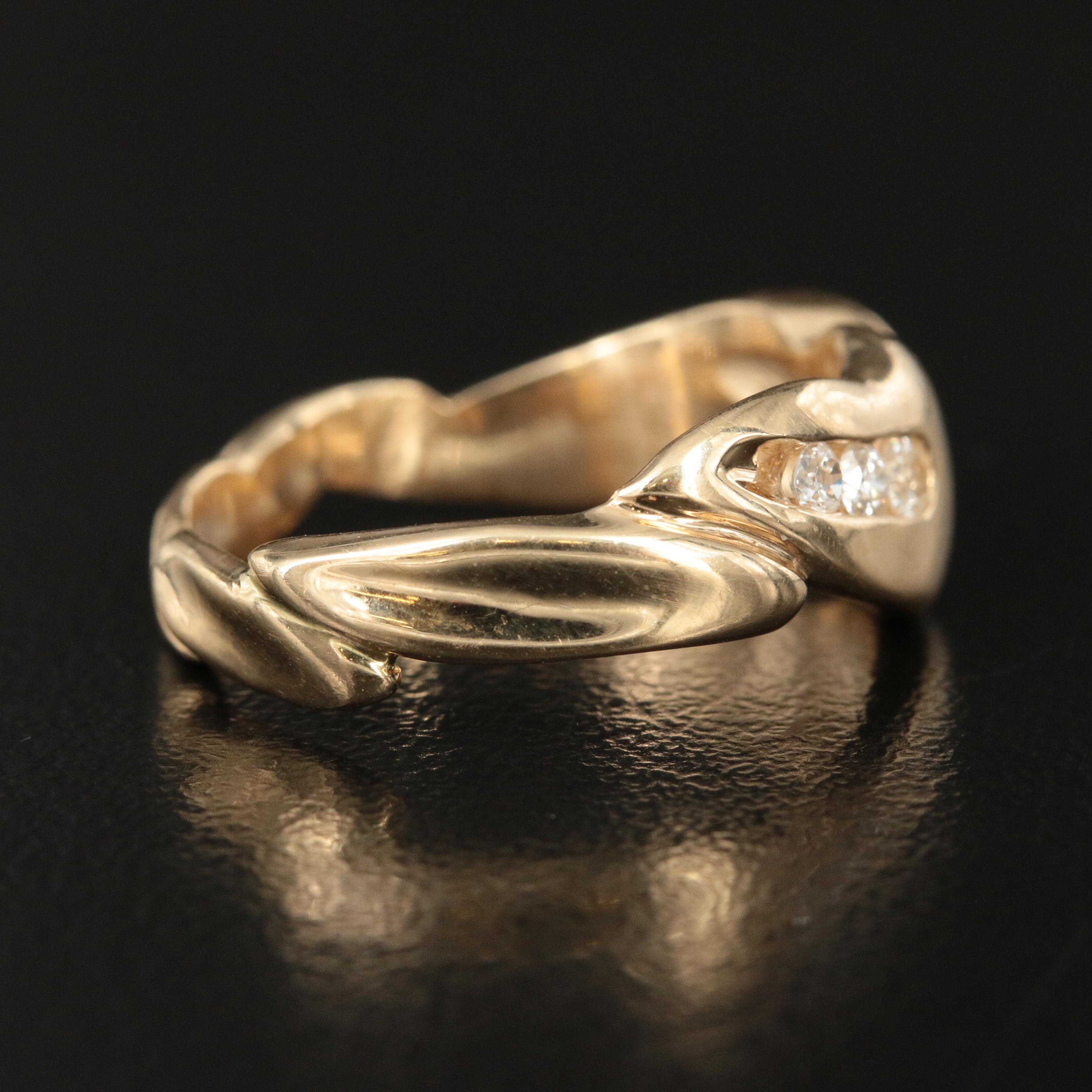 14K 0.15 CTW Diamond Ring