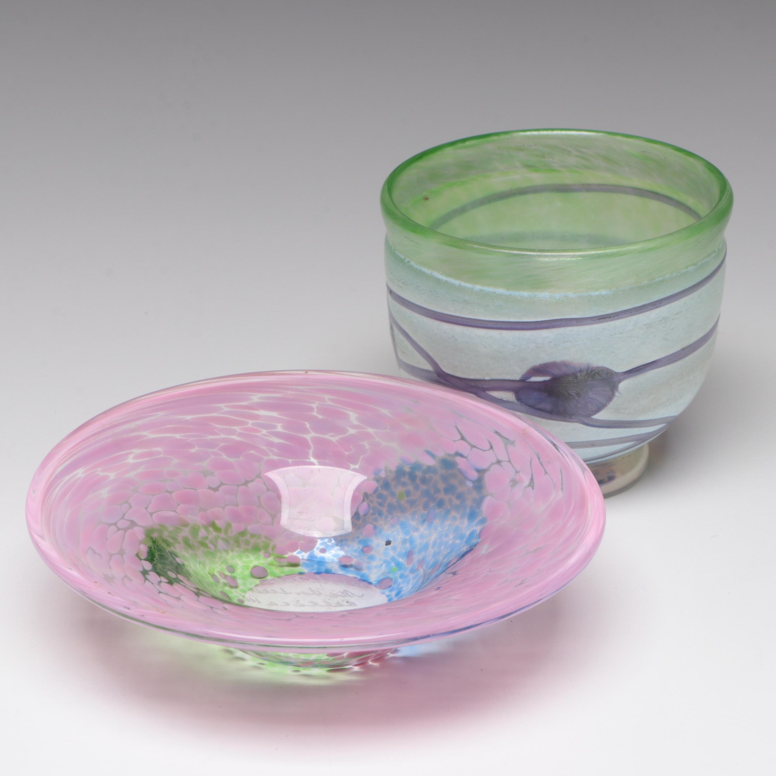 Kosta Boda Handmade Art Glass Bowls