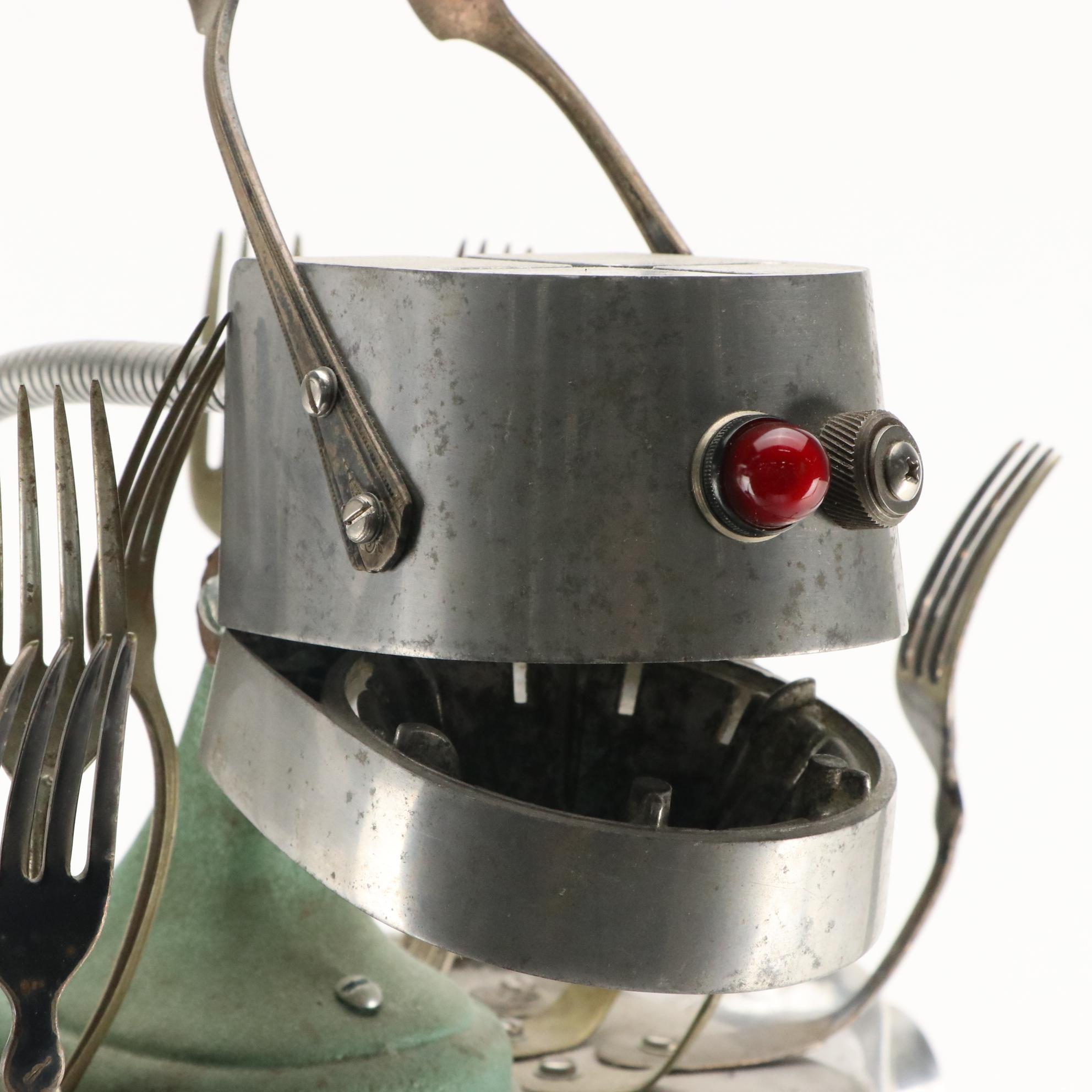 Brian Marshall Salvaged Metal Robot Sculpture "Annihilator," 2009