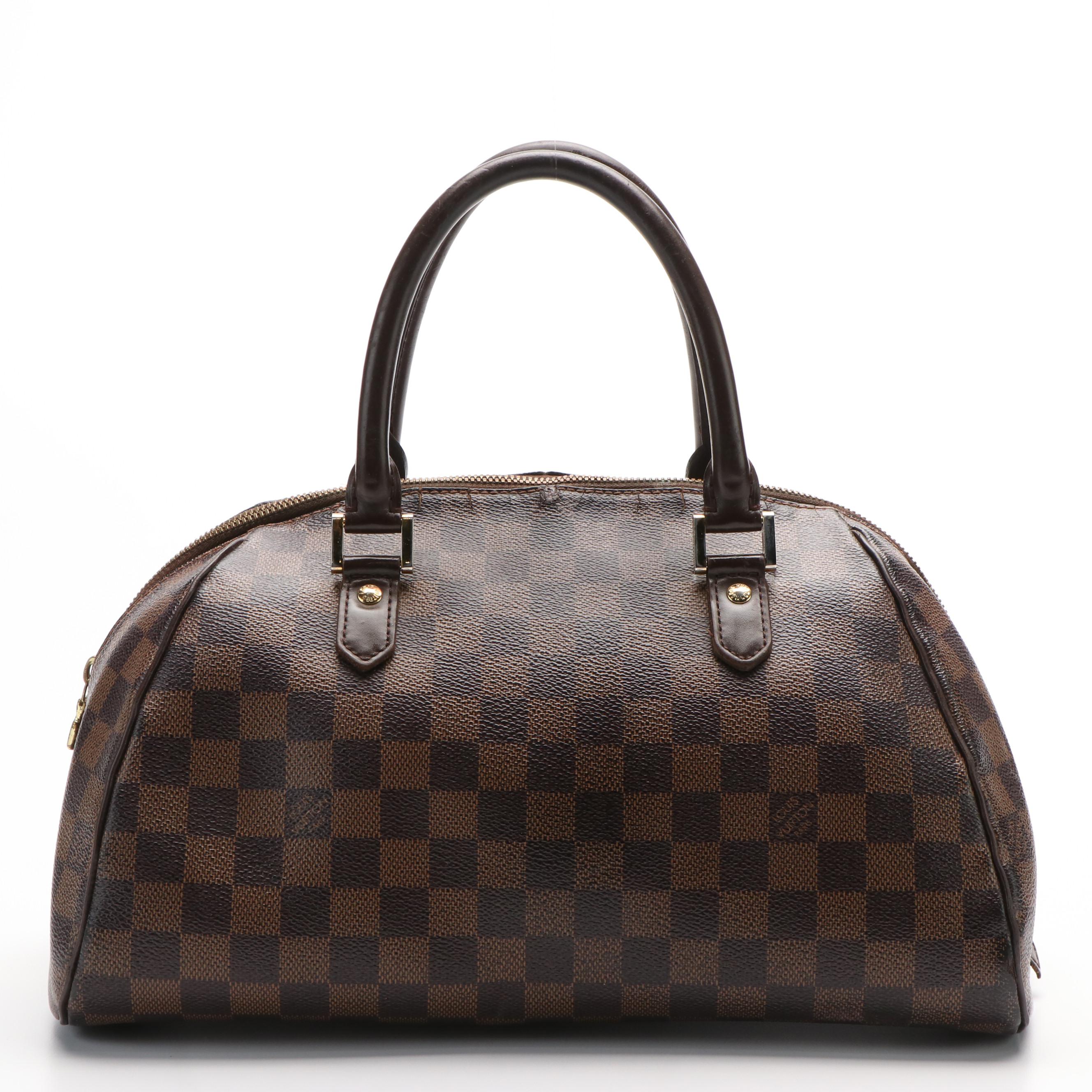 Louis Vuitton  Ribera Damier Ebene Canvas Handbag
