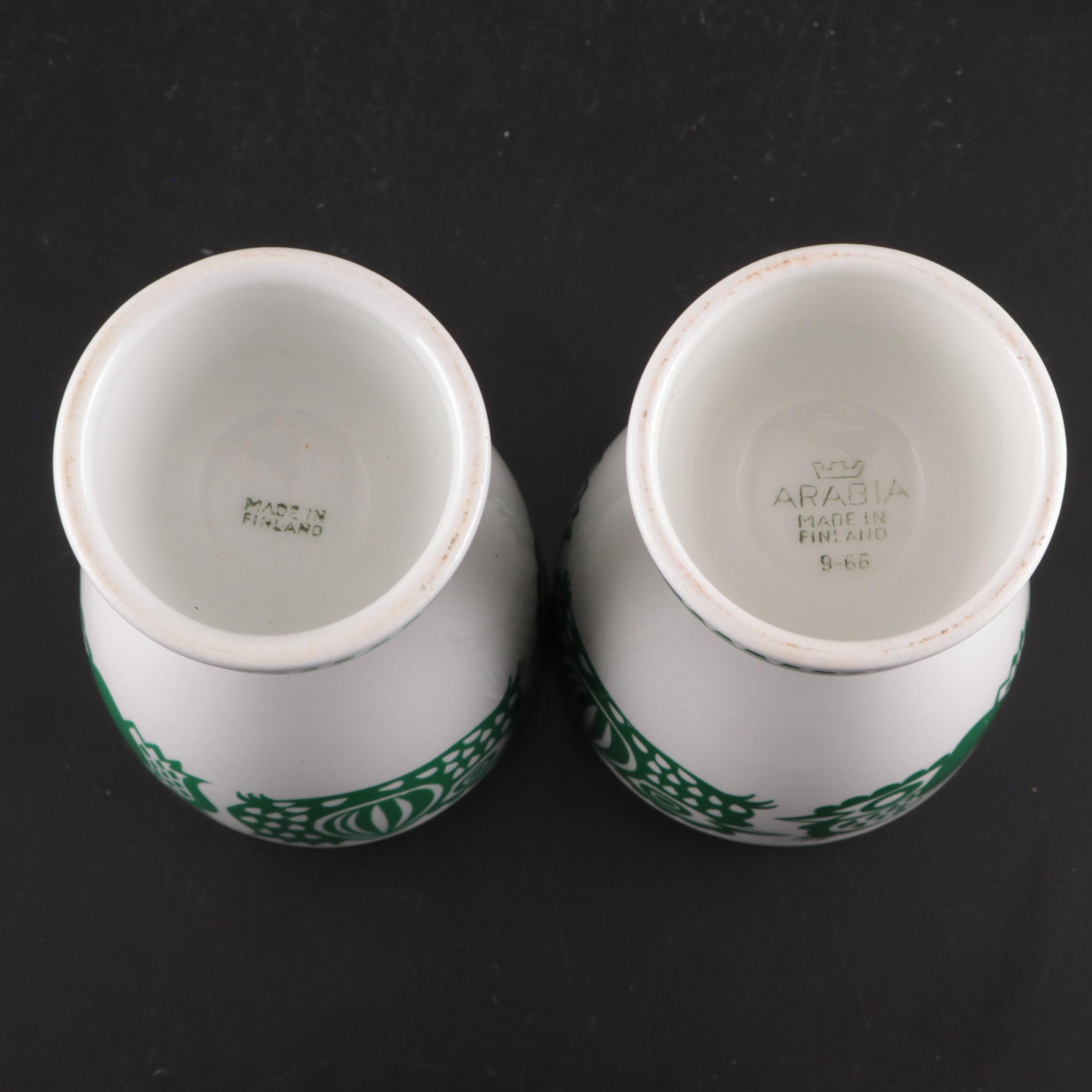 Hall "Chinese Red" Sundial Casserole Dish with Scandinavian Dinnerware