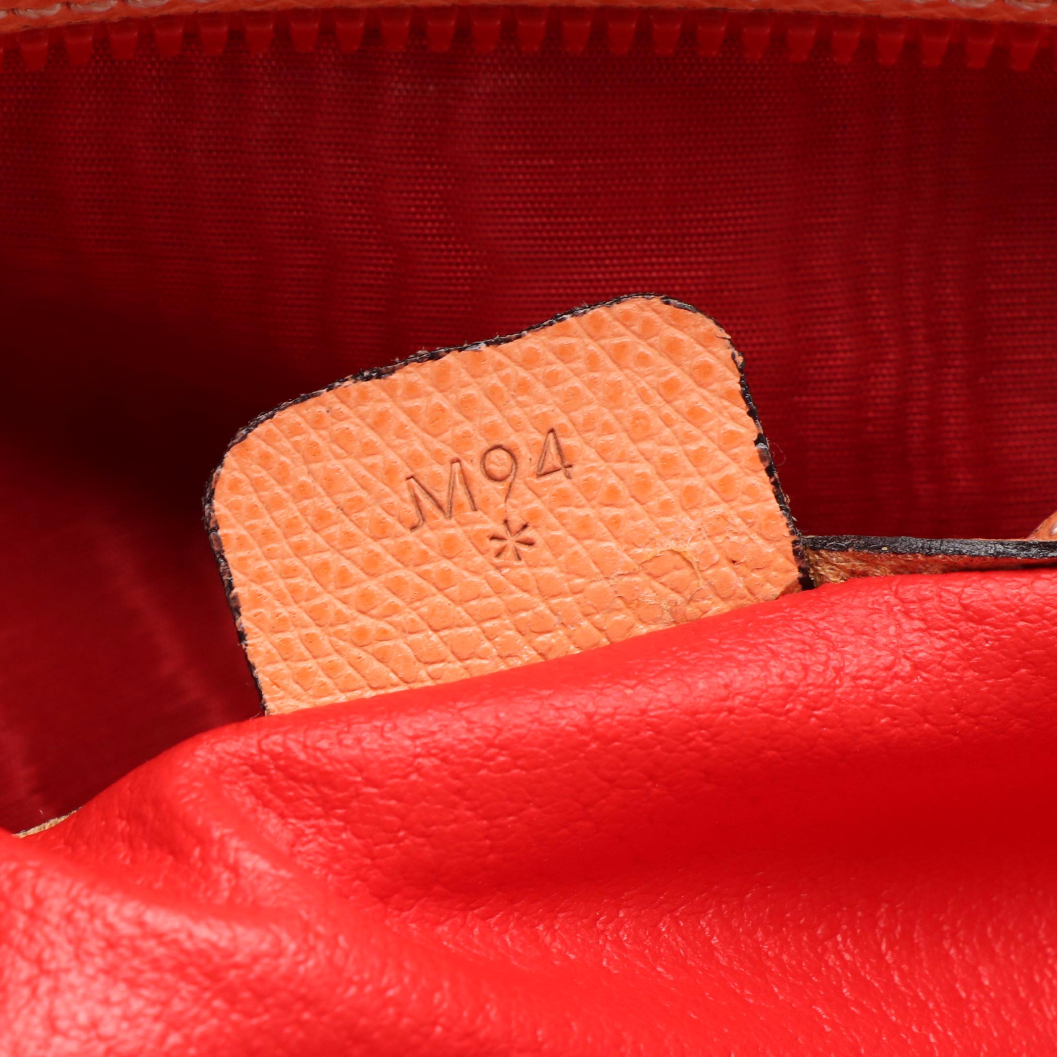 Céline  Bolide Orange Leather Handle Shoulder Bag