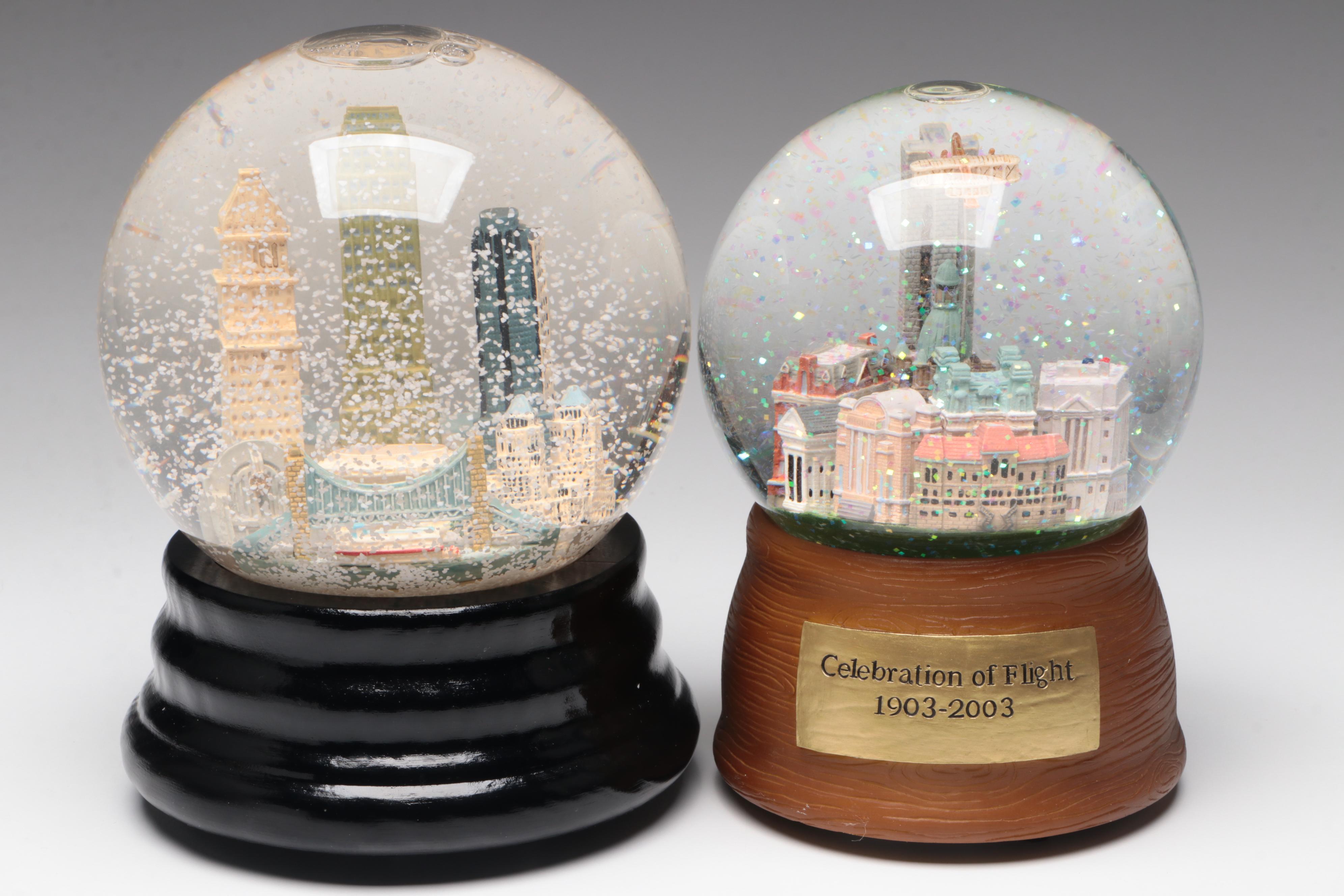 Saks Fifth Avenue and Three Jays Imports City Musical Snow Globe Collection