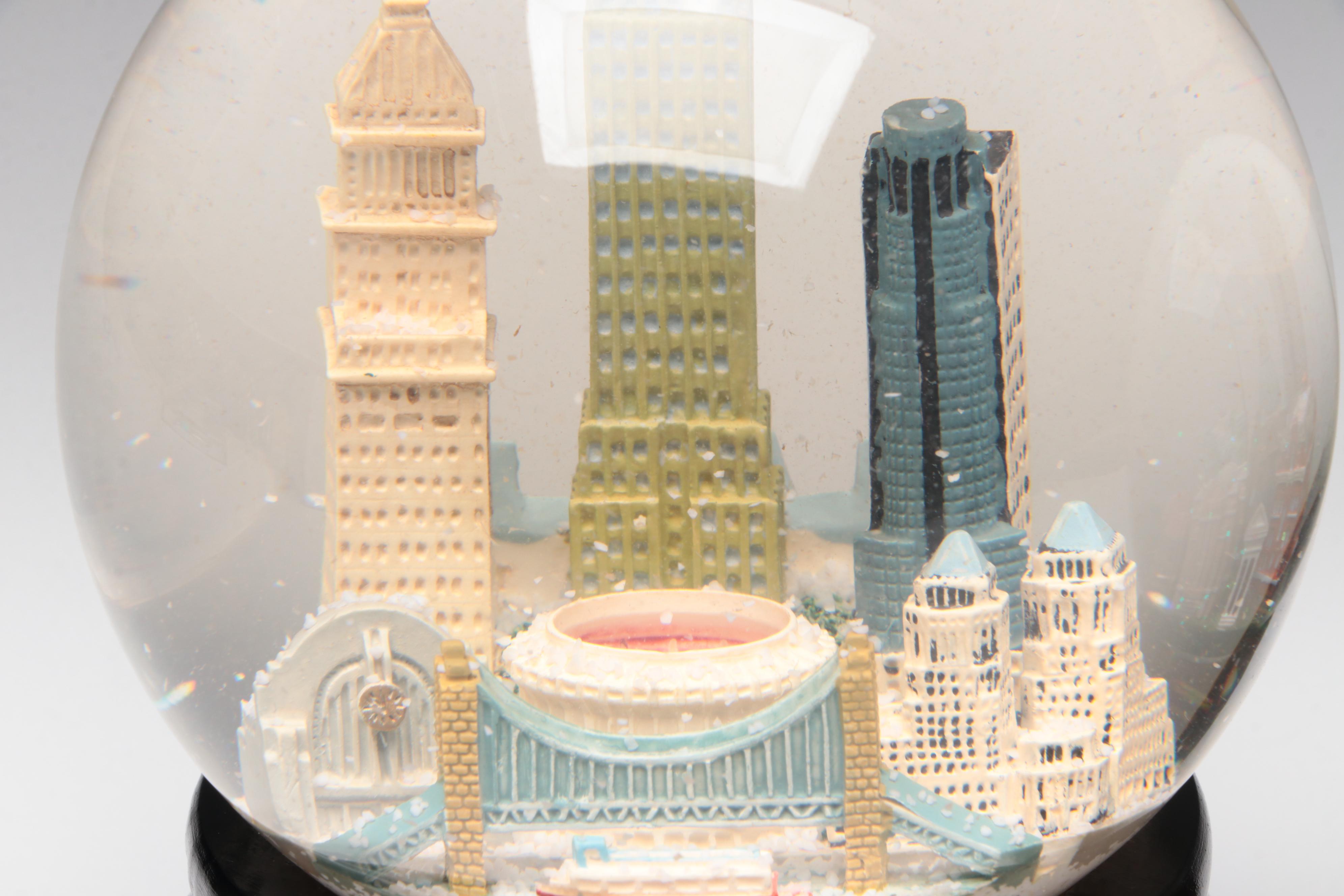 Saks Fifth Avenue and Three Jays Imports City Musical Snow Globe Collection