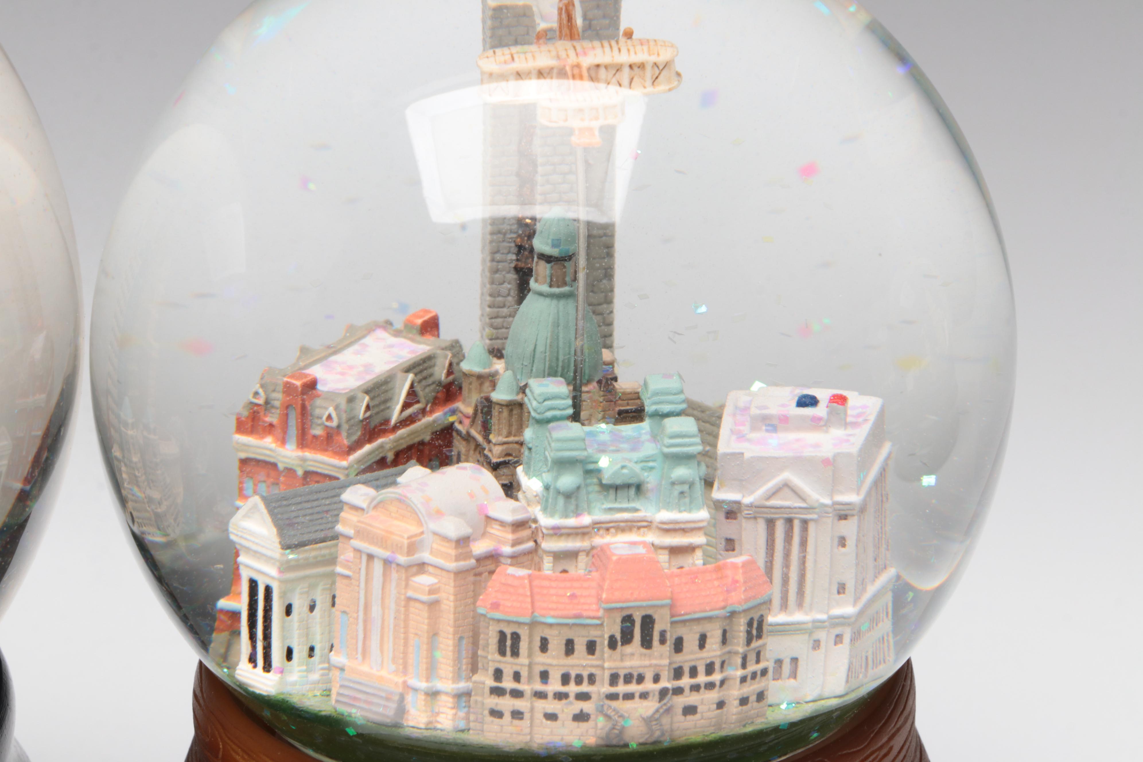 Saks Fifth Avenue and Three Jays Imports City Musical Snow Globe Collection