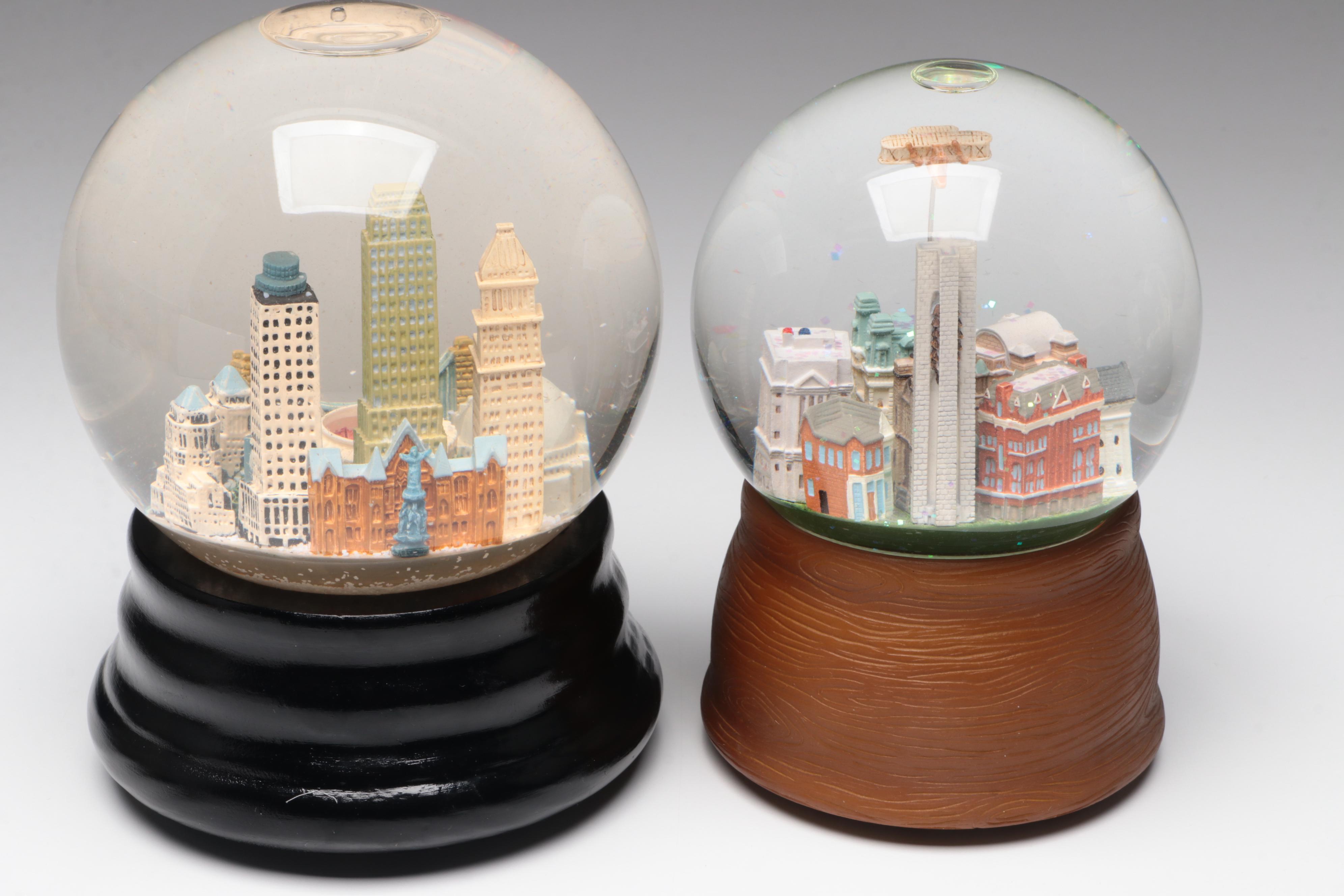 Saks Fifth Avenue and Three Jays Imports City Musical Snow Globe Collection