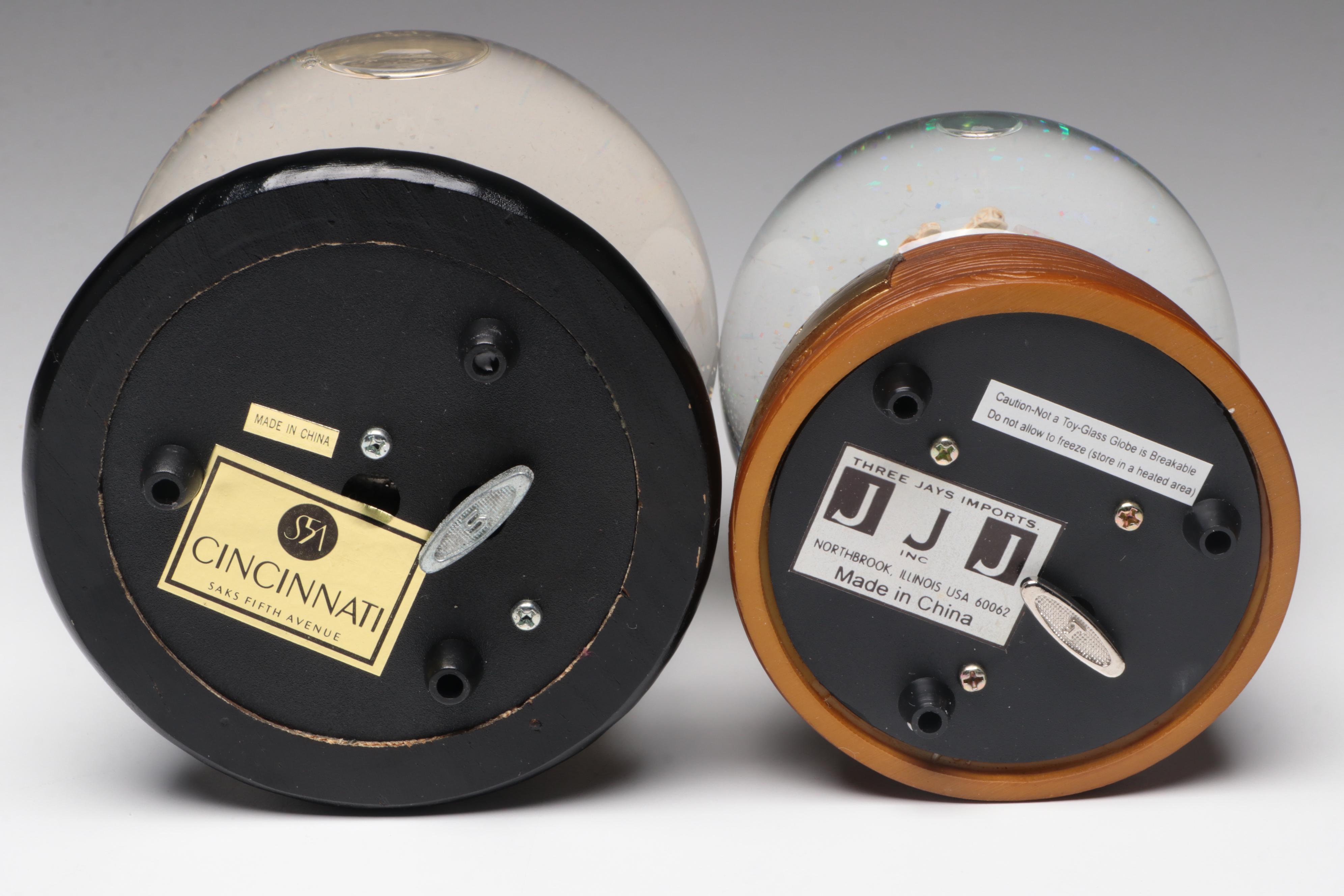 Saks Fifth Avenue and Three Jays Imports City Musical Snow Globe Collection