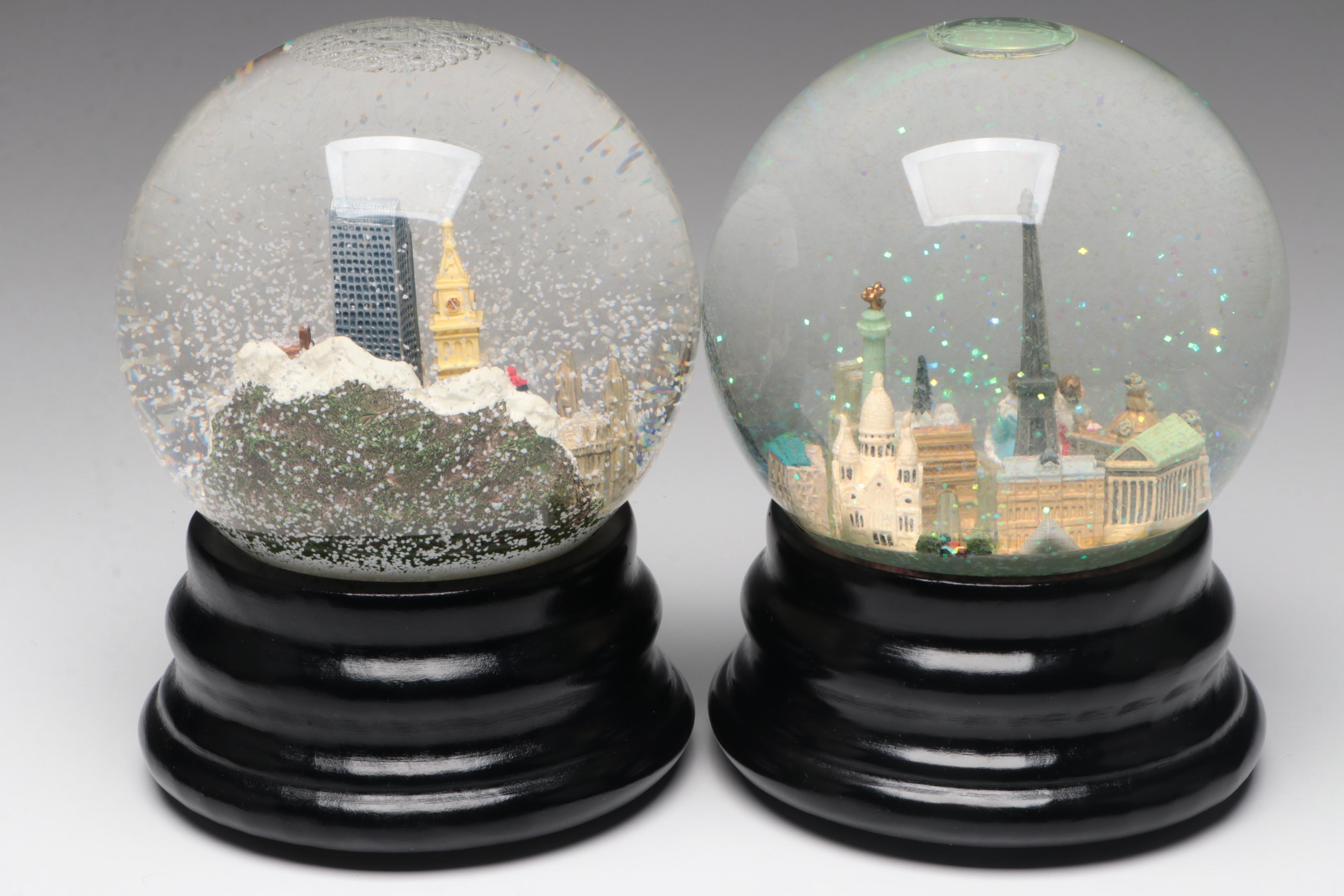 Saks Fifth Avenue and Three Jays Imports City Musical Snow Globe Collection