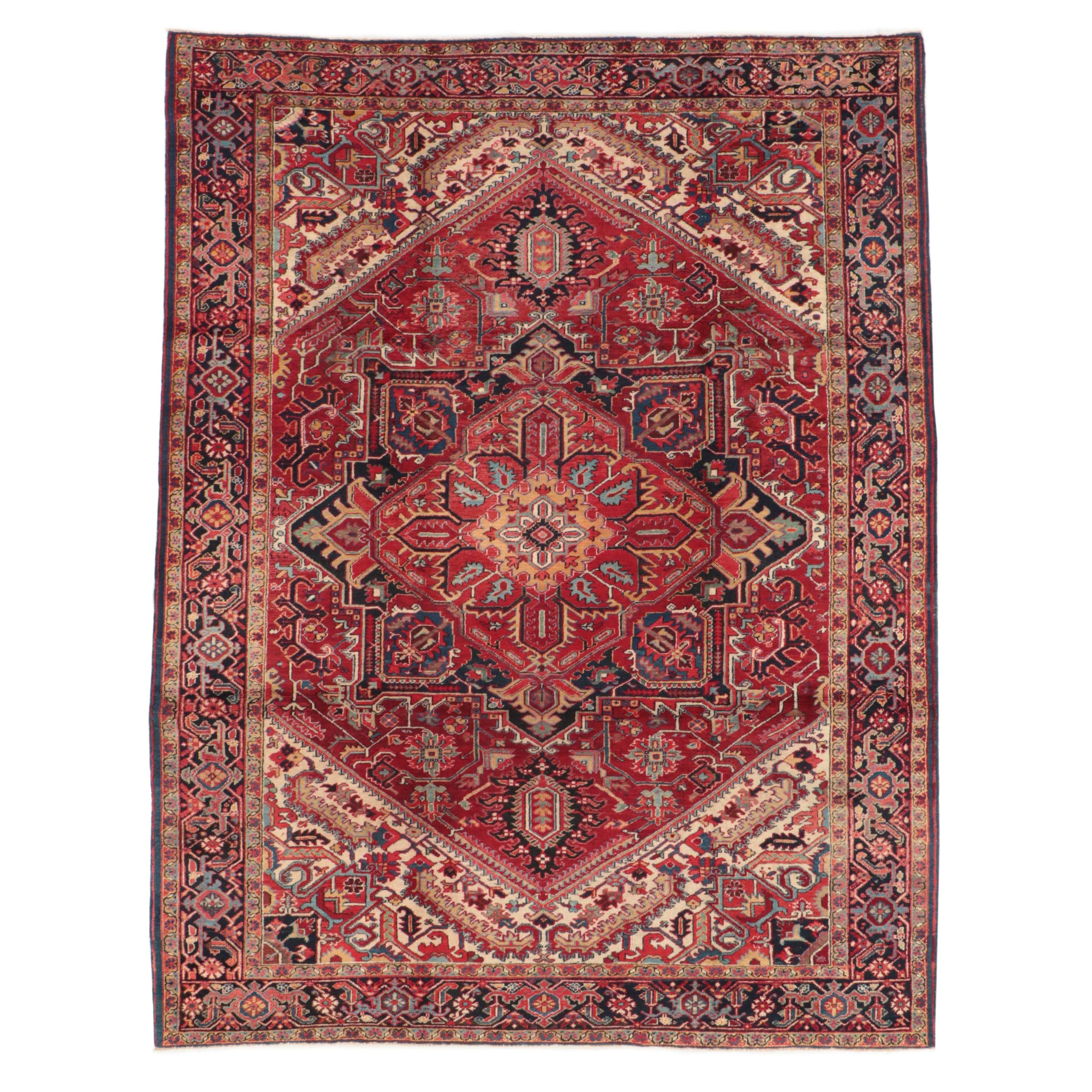 8'11 x 11'11 Hand-Knotted Persian Tabriz Area Rug