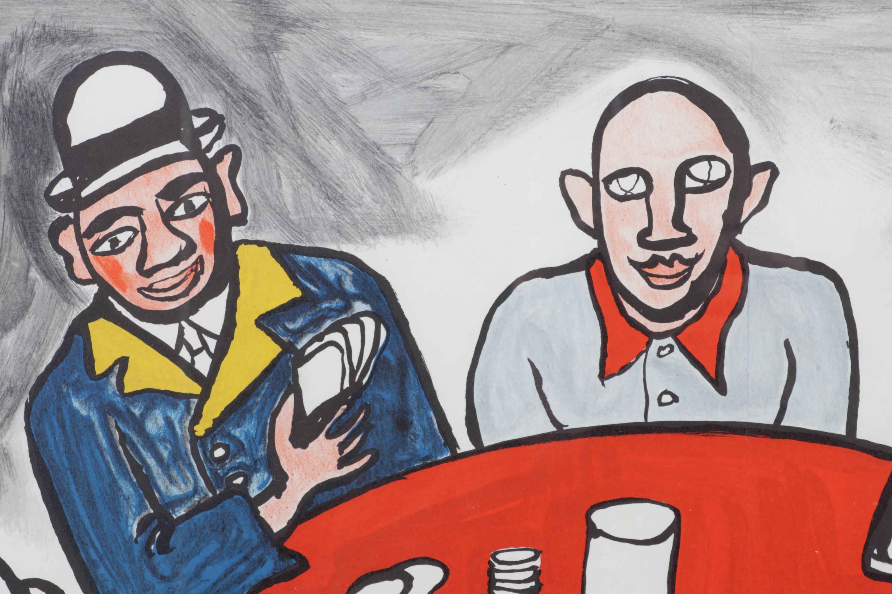 Alexander Calder Double-Page Color Lithograph for "Derrière le Miroir," 1975