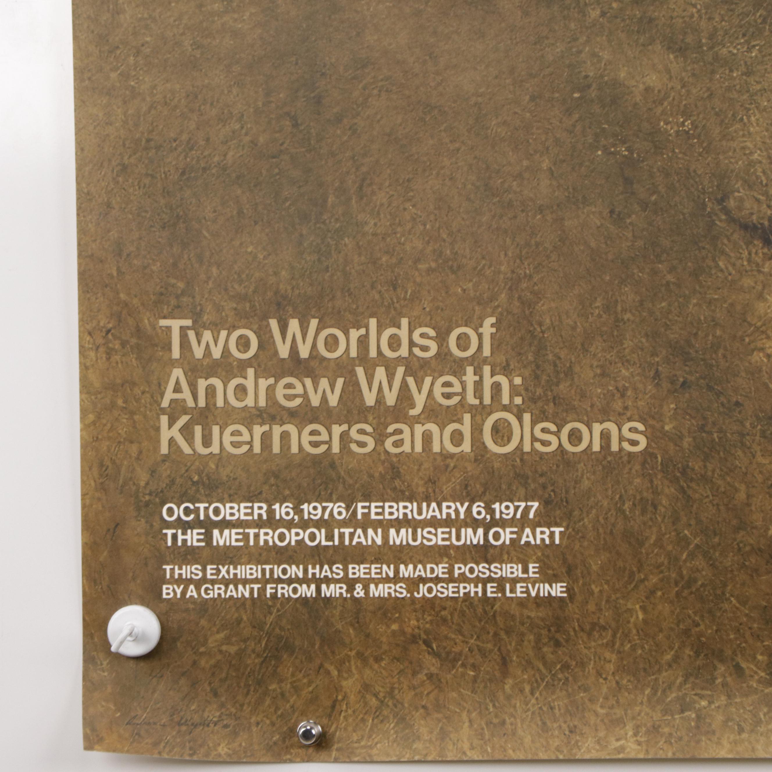 Andrew Wyeth Exhibition Posters and Catalogs