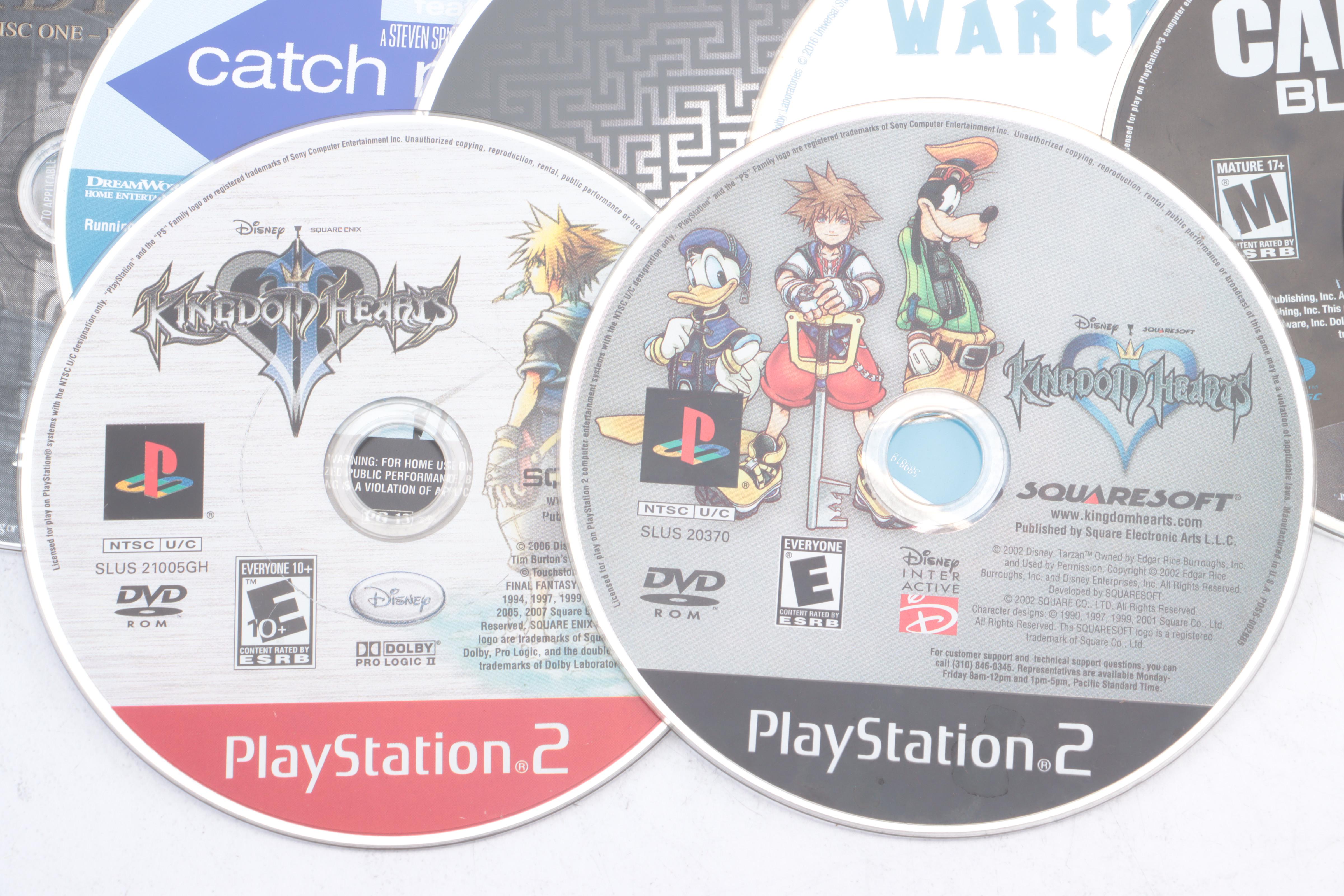 DVD Movie Collection with Video Games and Blu-Ray Discs