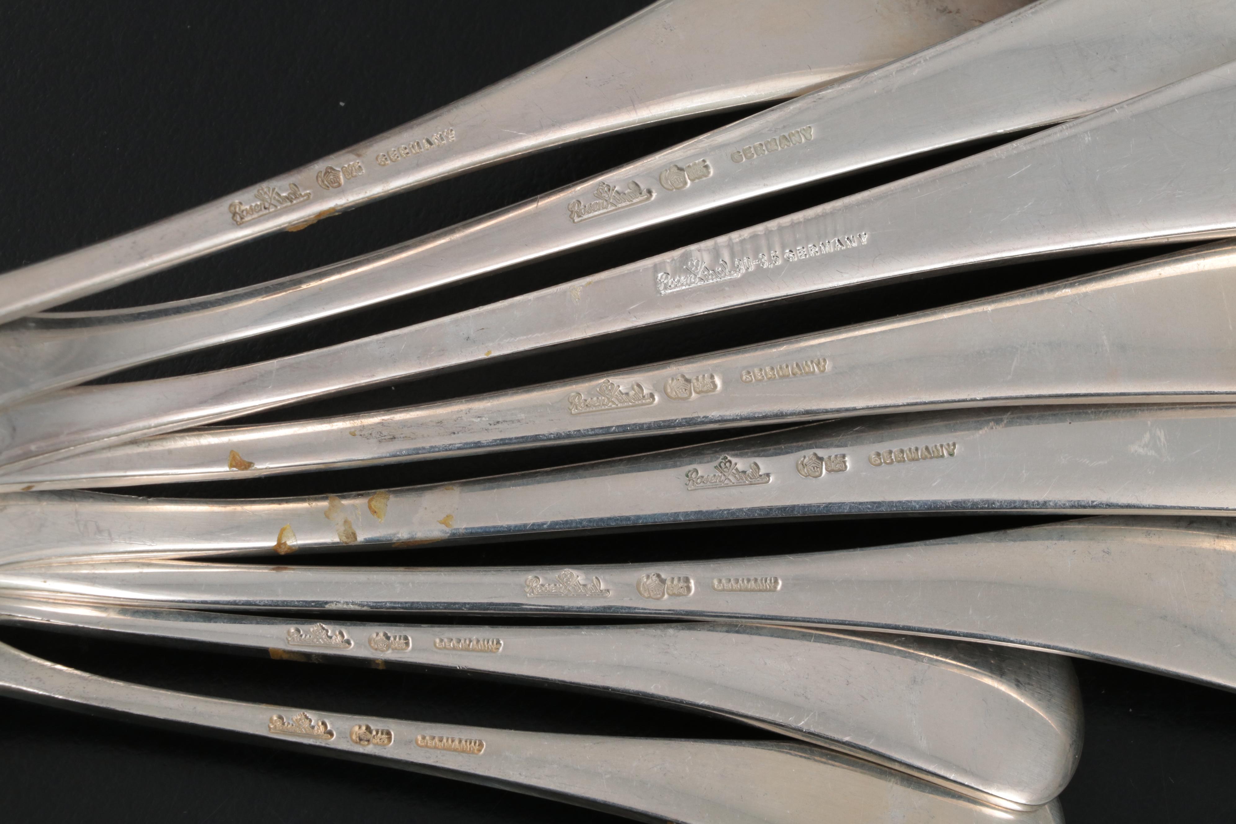 Rosenthal Romance Sterling Silver Flatware and Serving Utensils