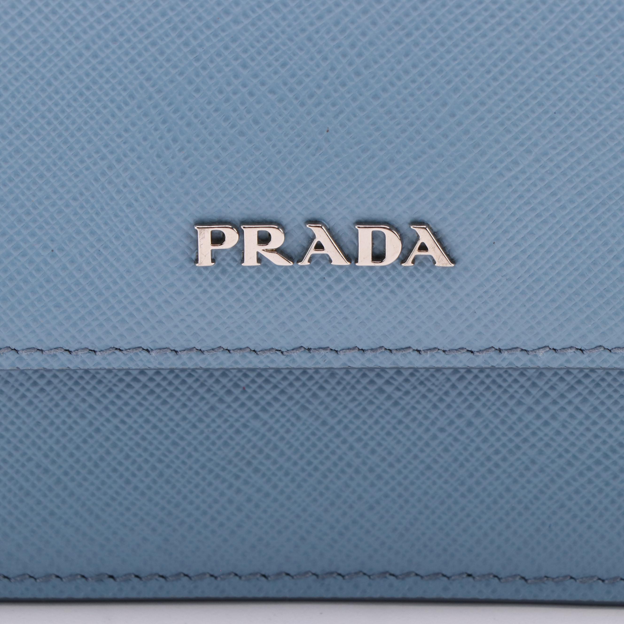 Prada Saffiano Lux Flap Crossbody Bag