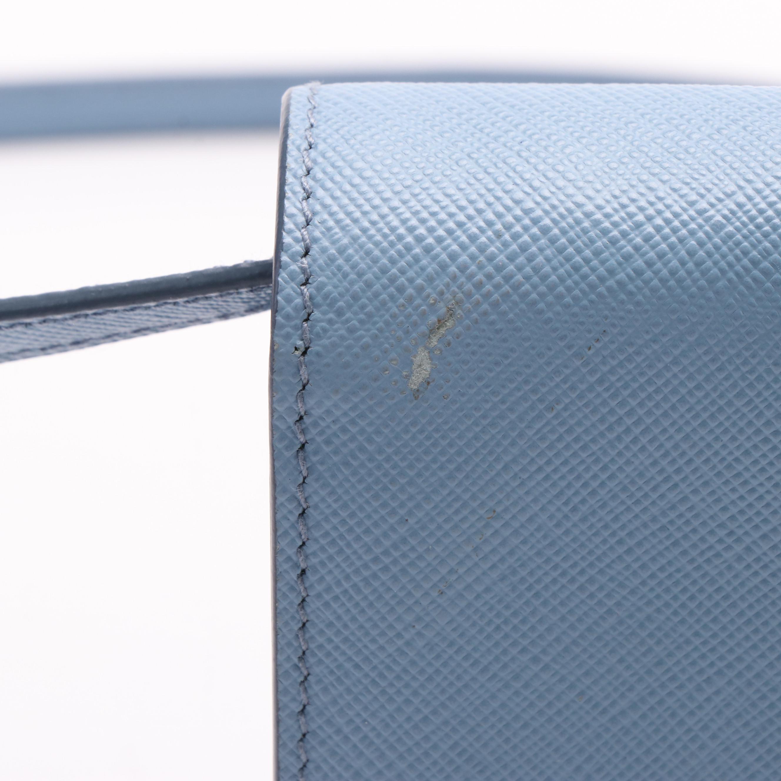 Prada Saffiano Lux Flap Crossbody Bag