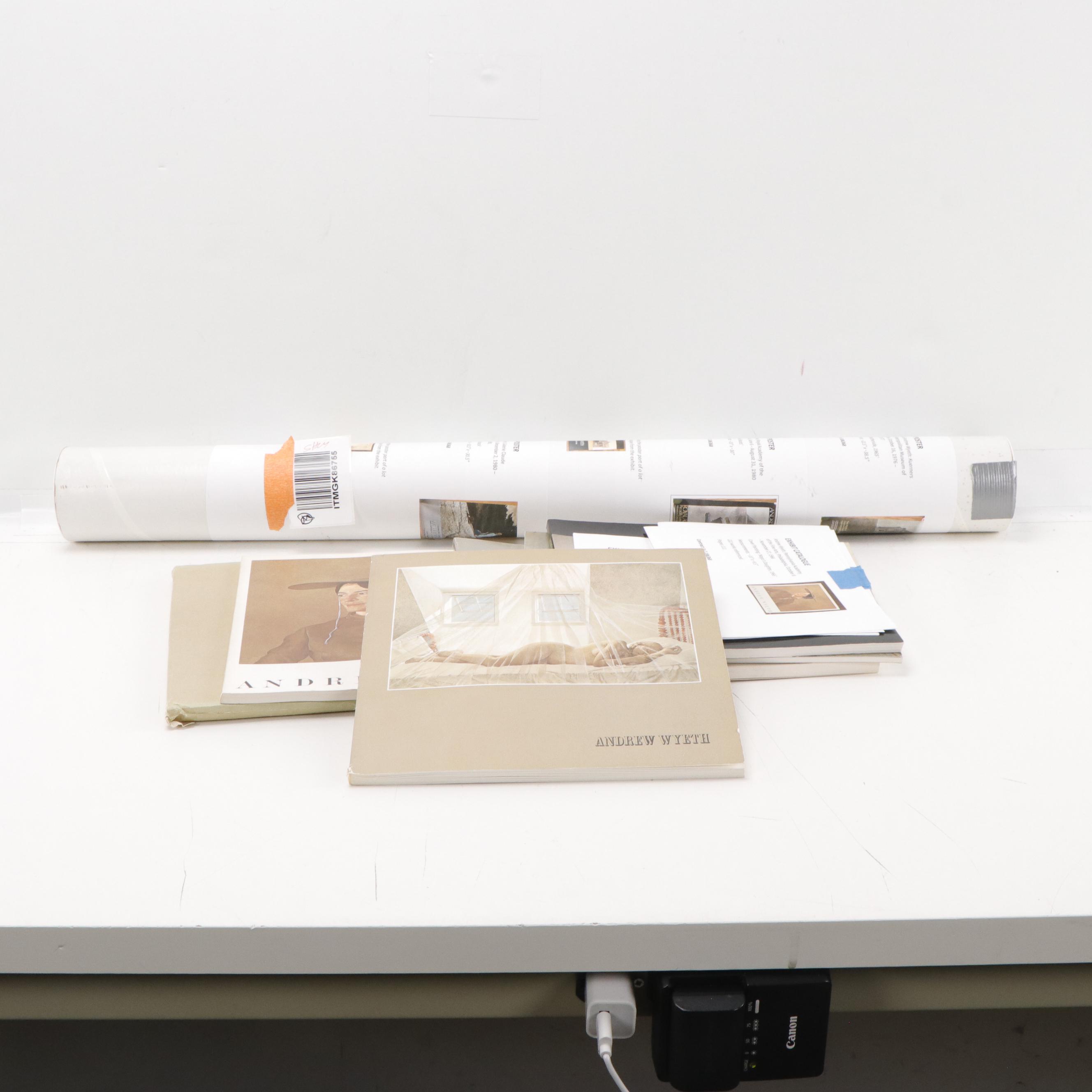 Andrew Wyeth Exhibition Posters and Catalogs