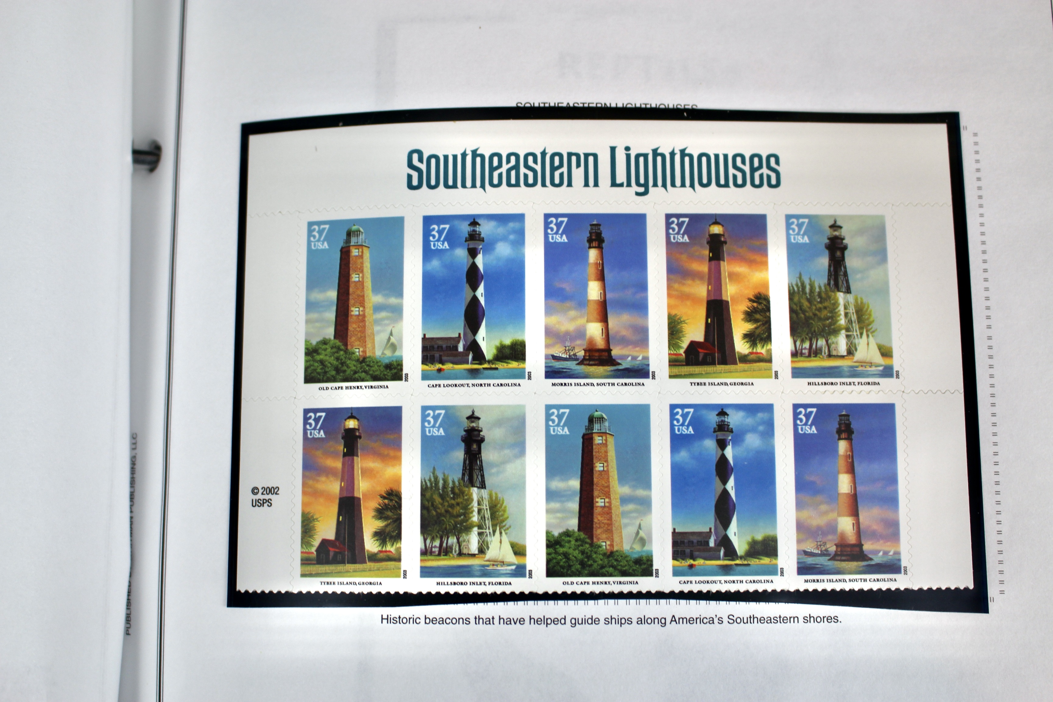 Mint Condition U.S. Postage Stamp Plate Blocks, 1999 to 2009