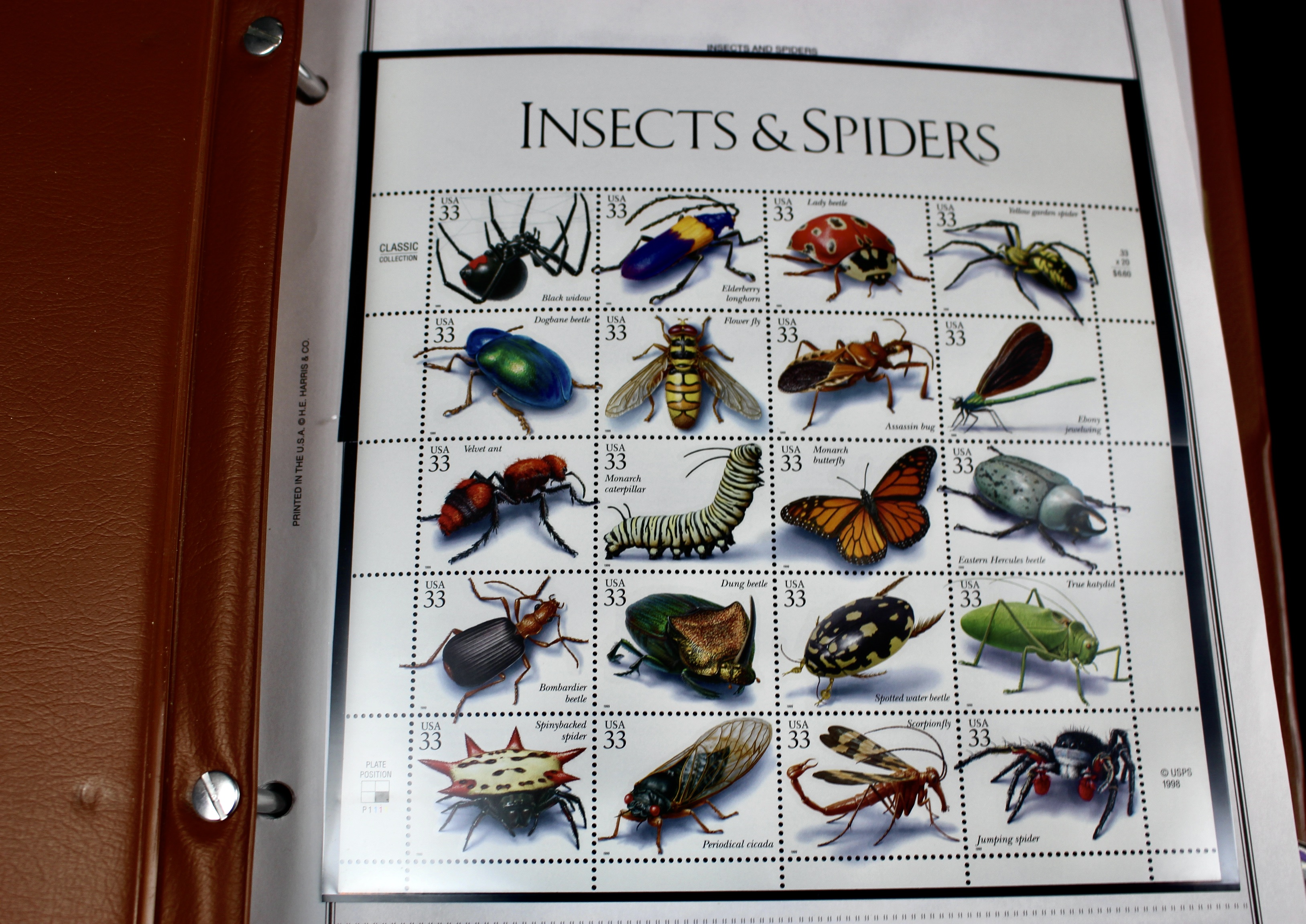 Mint Condition U.S. Postage Stamp Plate Blocks, 1999 to 2009