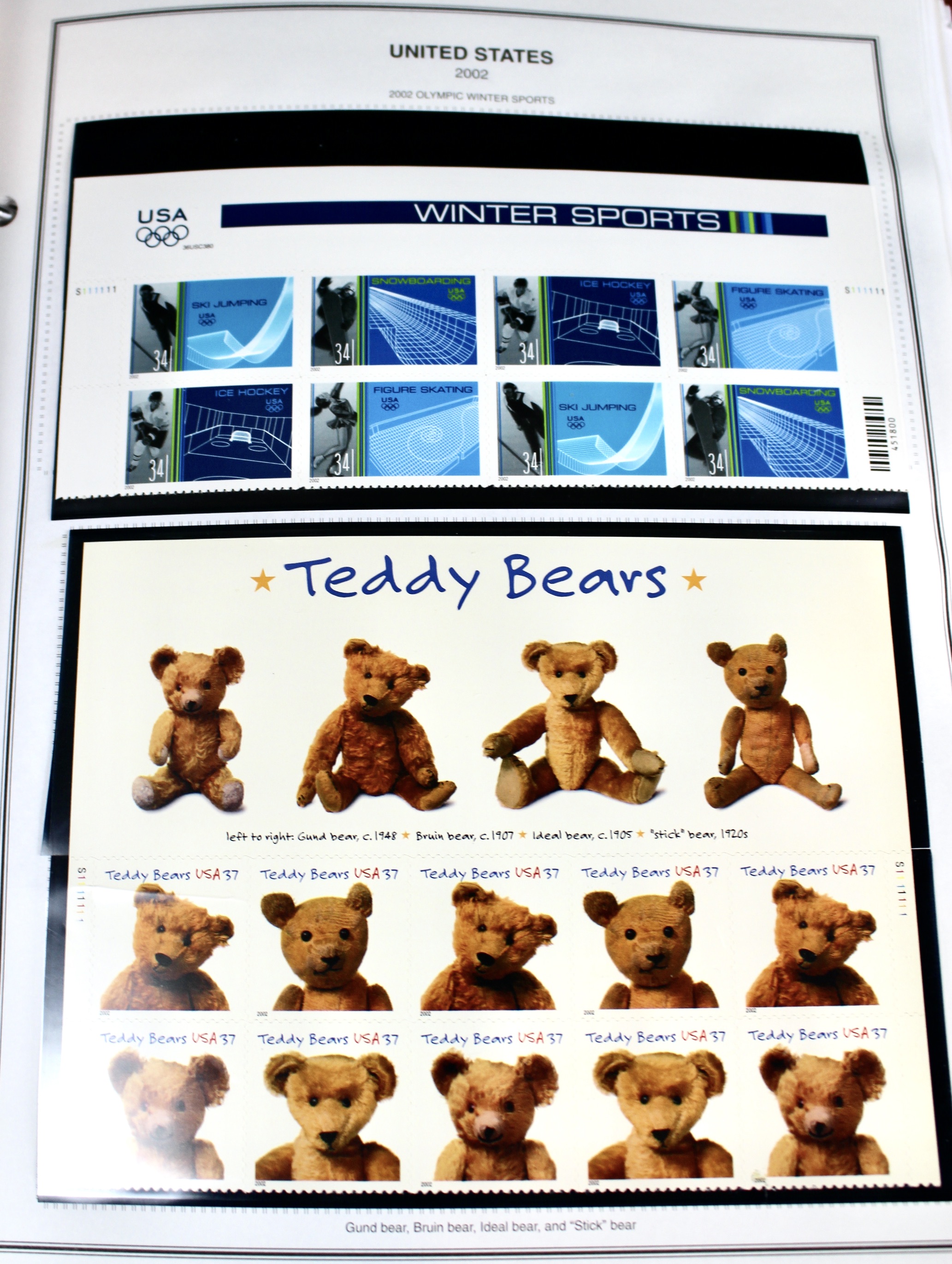 Mint Condition U.S. Postage Stamp Plate Blocks, 1999 to 2009