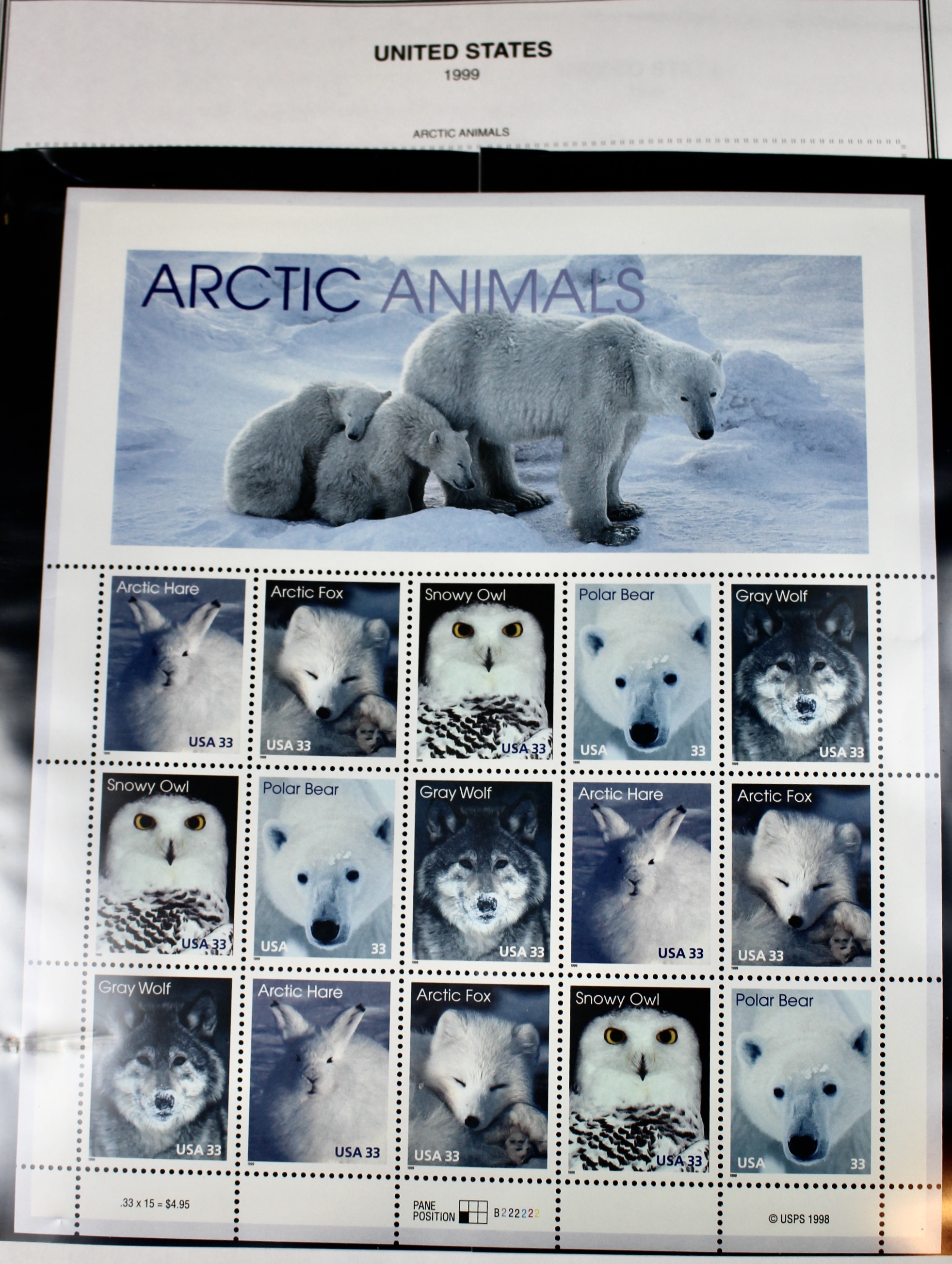 Mint Condition U.S. Postage Stamp Plate Blocks, 1999 to 2009