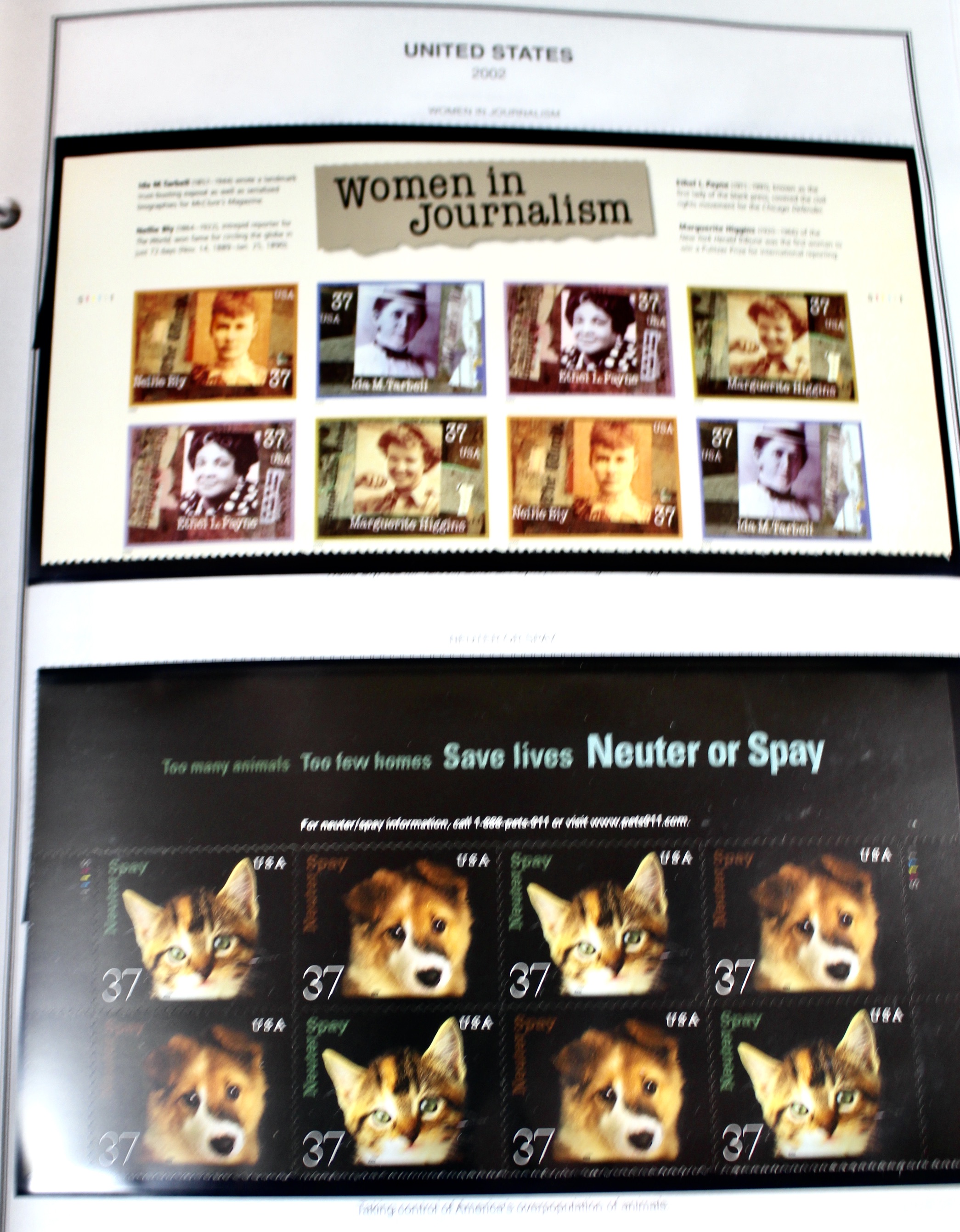 Mint Condition U.S. Postage Stamp Plate Blocks, 1999 to 2009