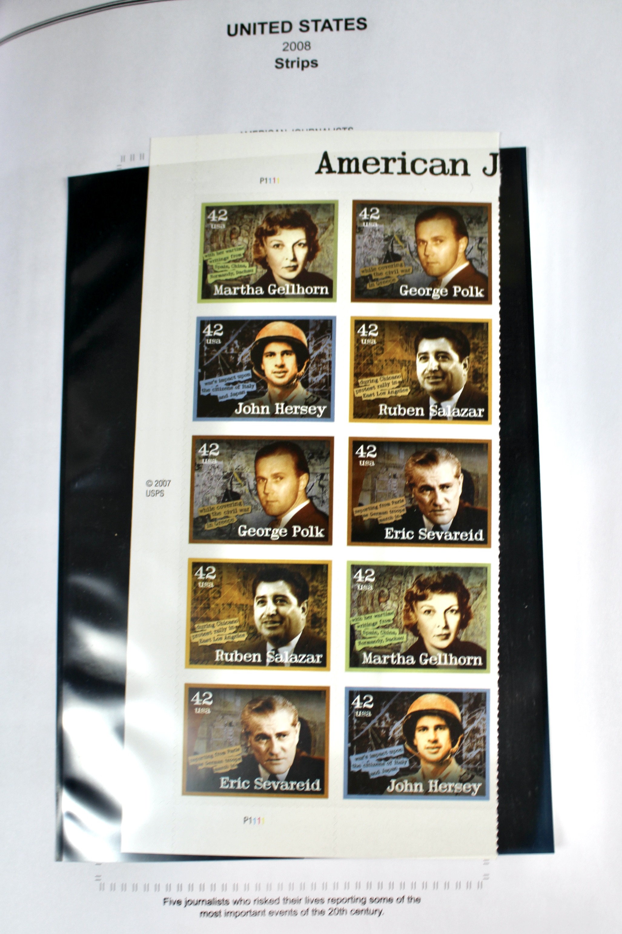 Mint Condition U.S. Postage Stamp Plate Blocks, 1999 to 2009