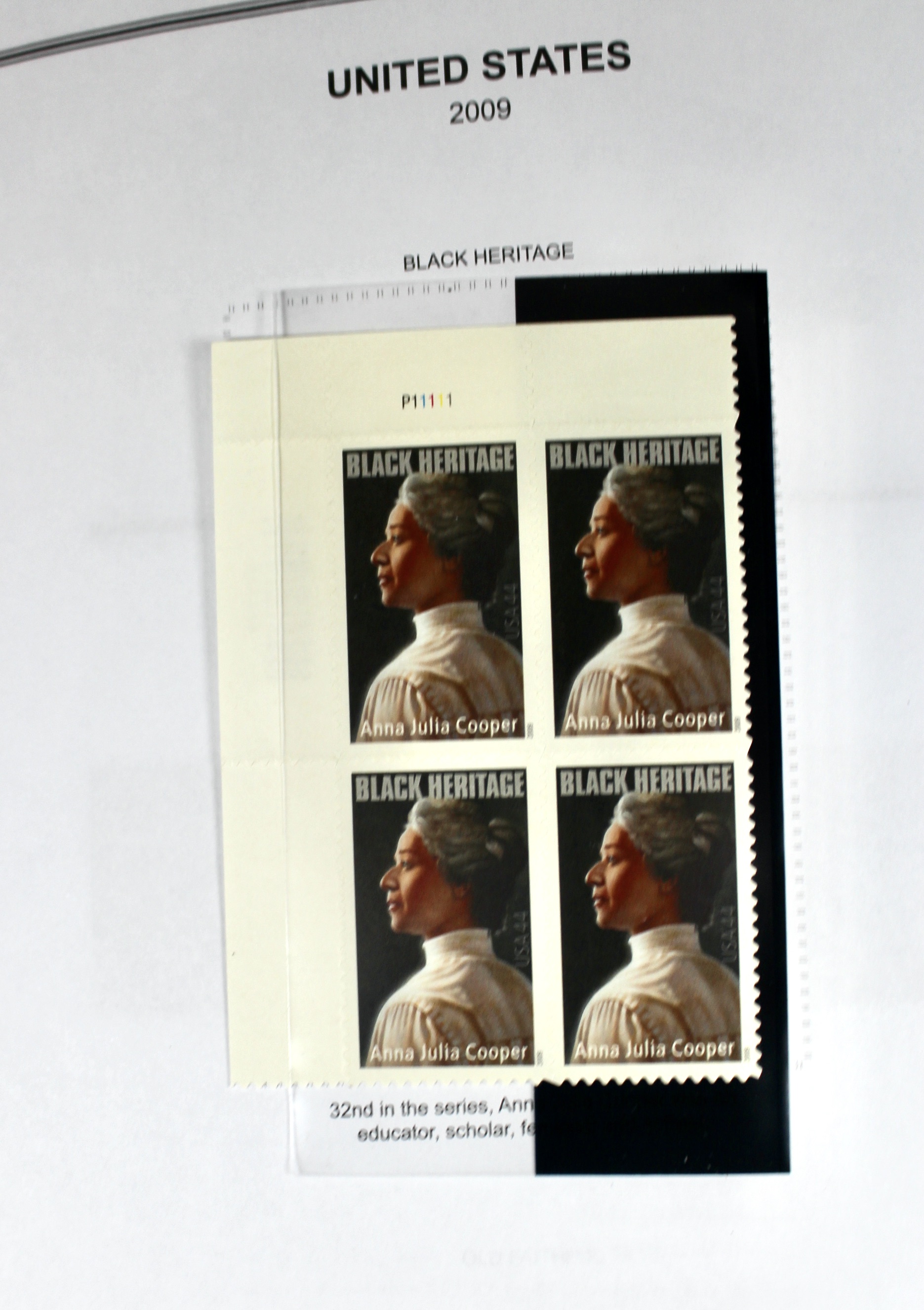 Mint Condition U.S. Postage Stamp Plate Blocks, 1999 to 2009
