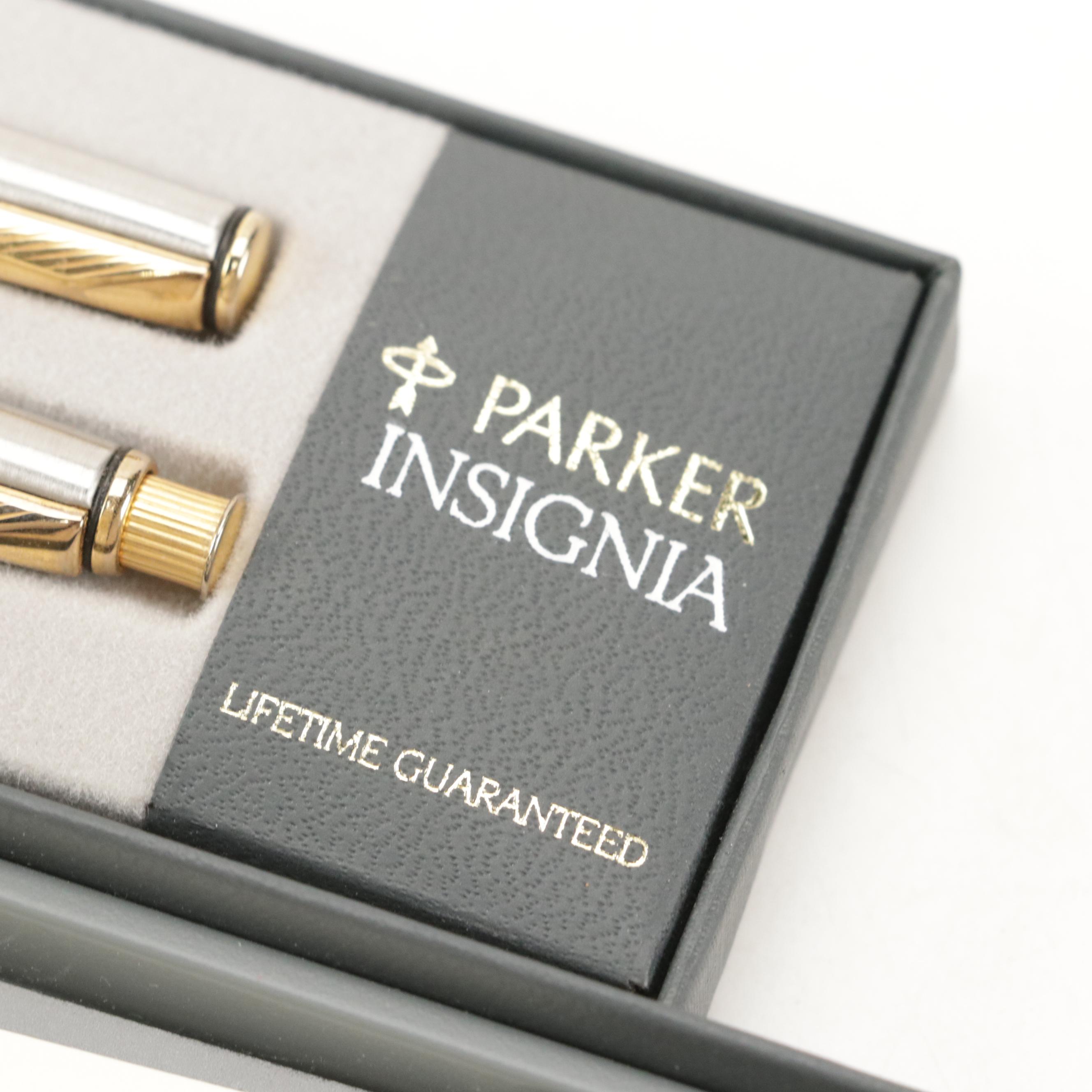 Parker "Insignia" and "Jotter" Pen and Pencil Sets and Other Parker Pen