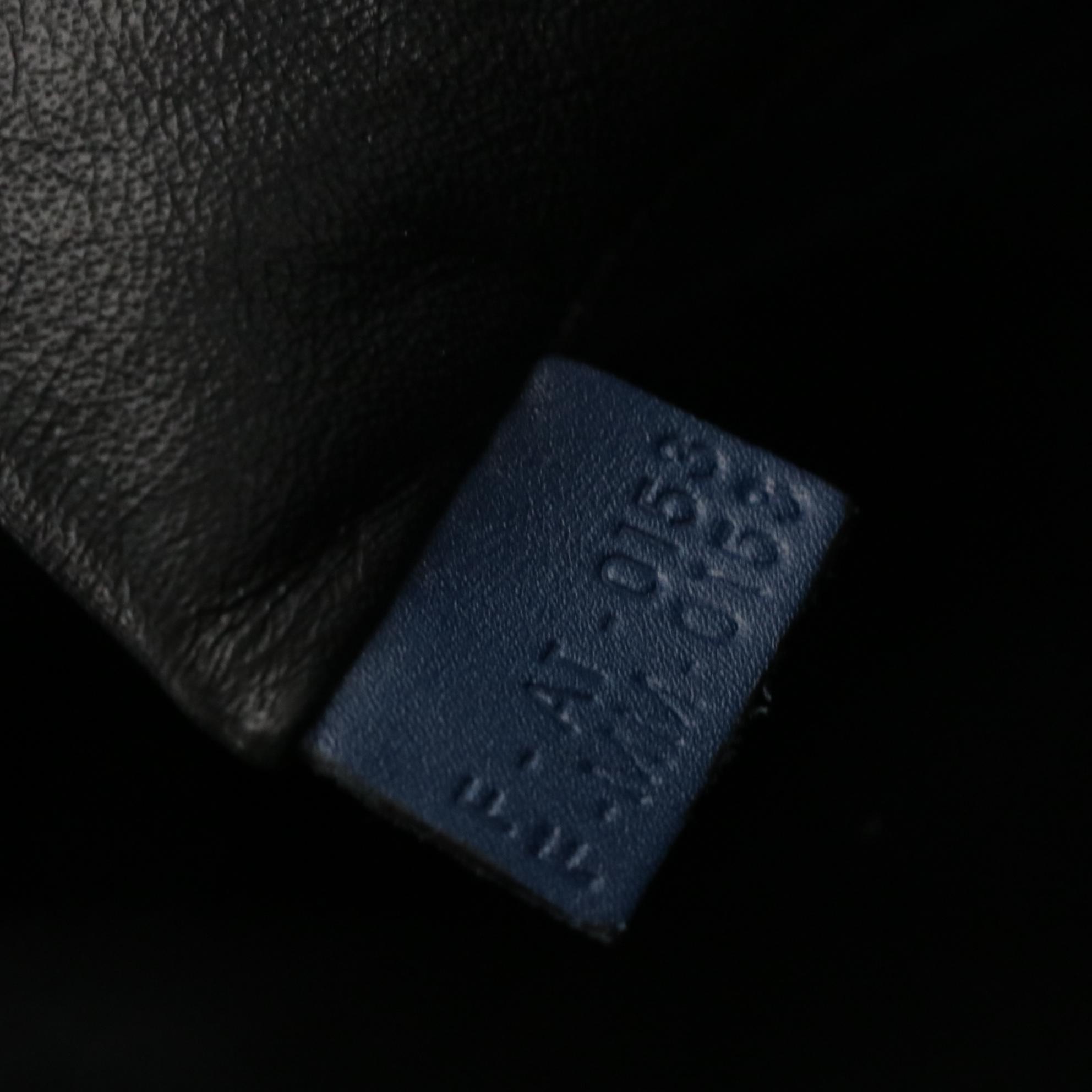 Céline Micro Luggage Tote in Dual Tone Calfskin Leather