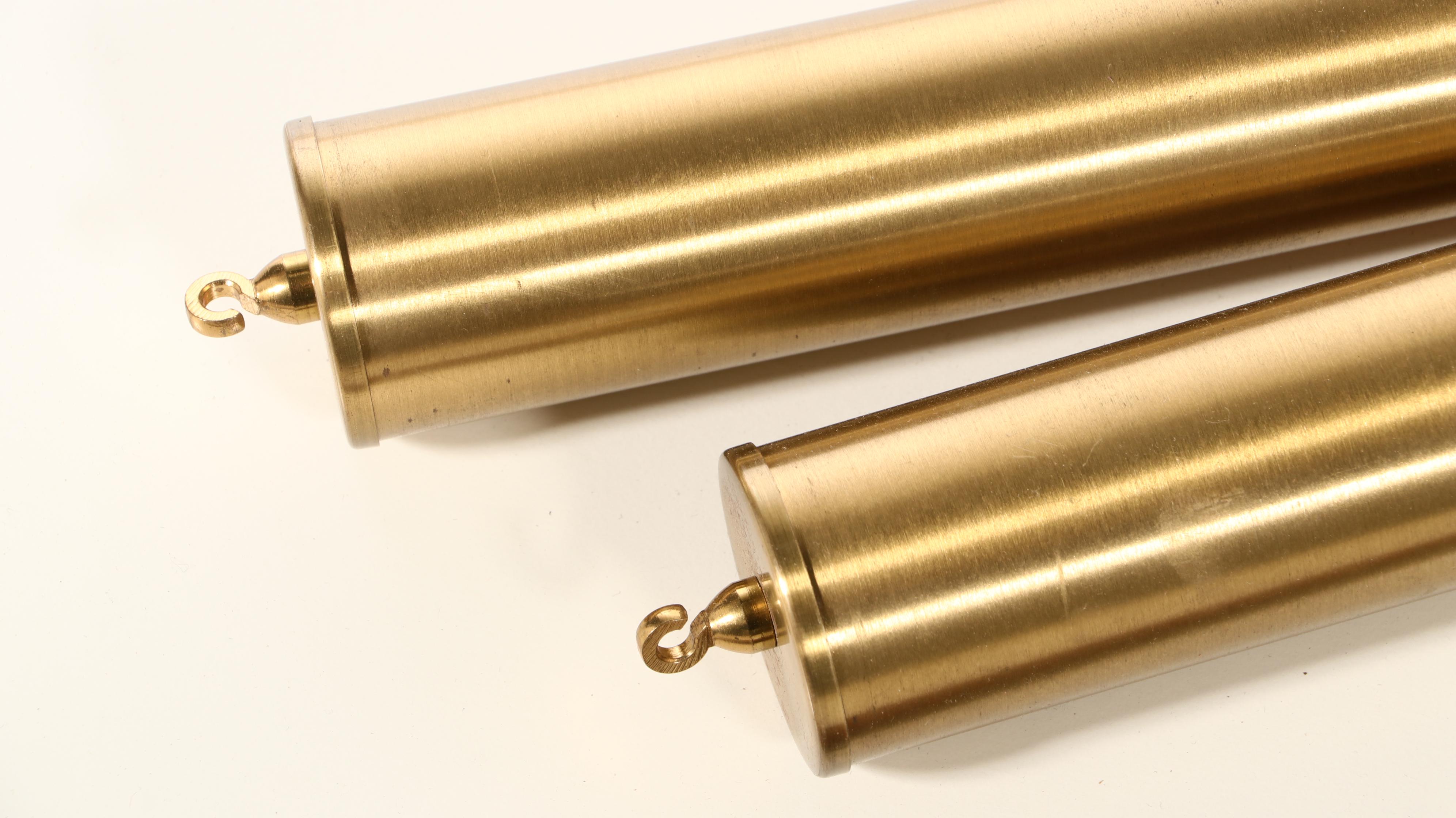 Colonial Mfg. of Zeeland Maple Case Grandmother Clock, Mid to Late 20th Century