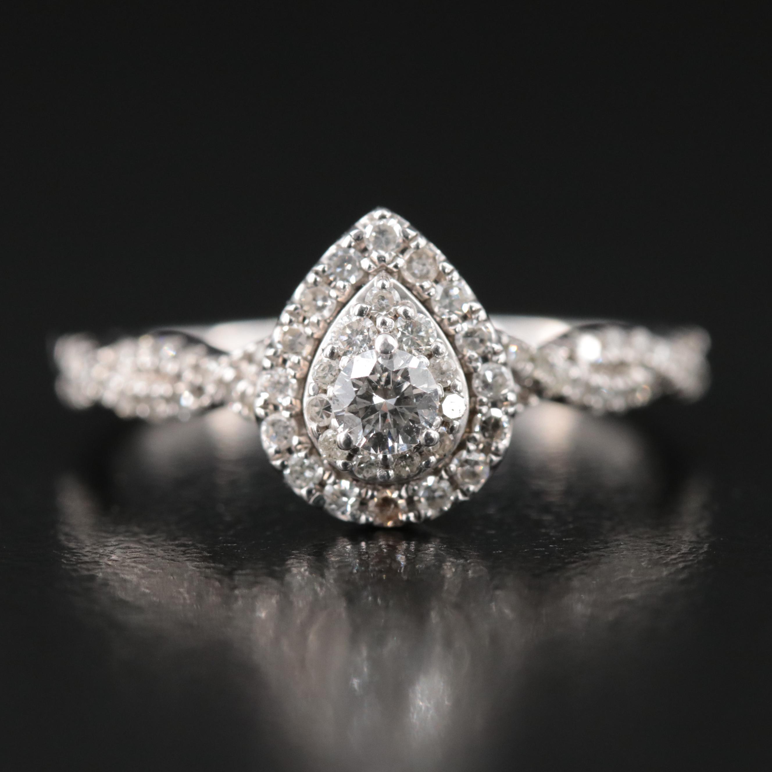 10K 0.48 CTW Diamond Ring