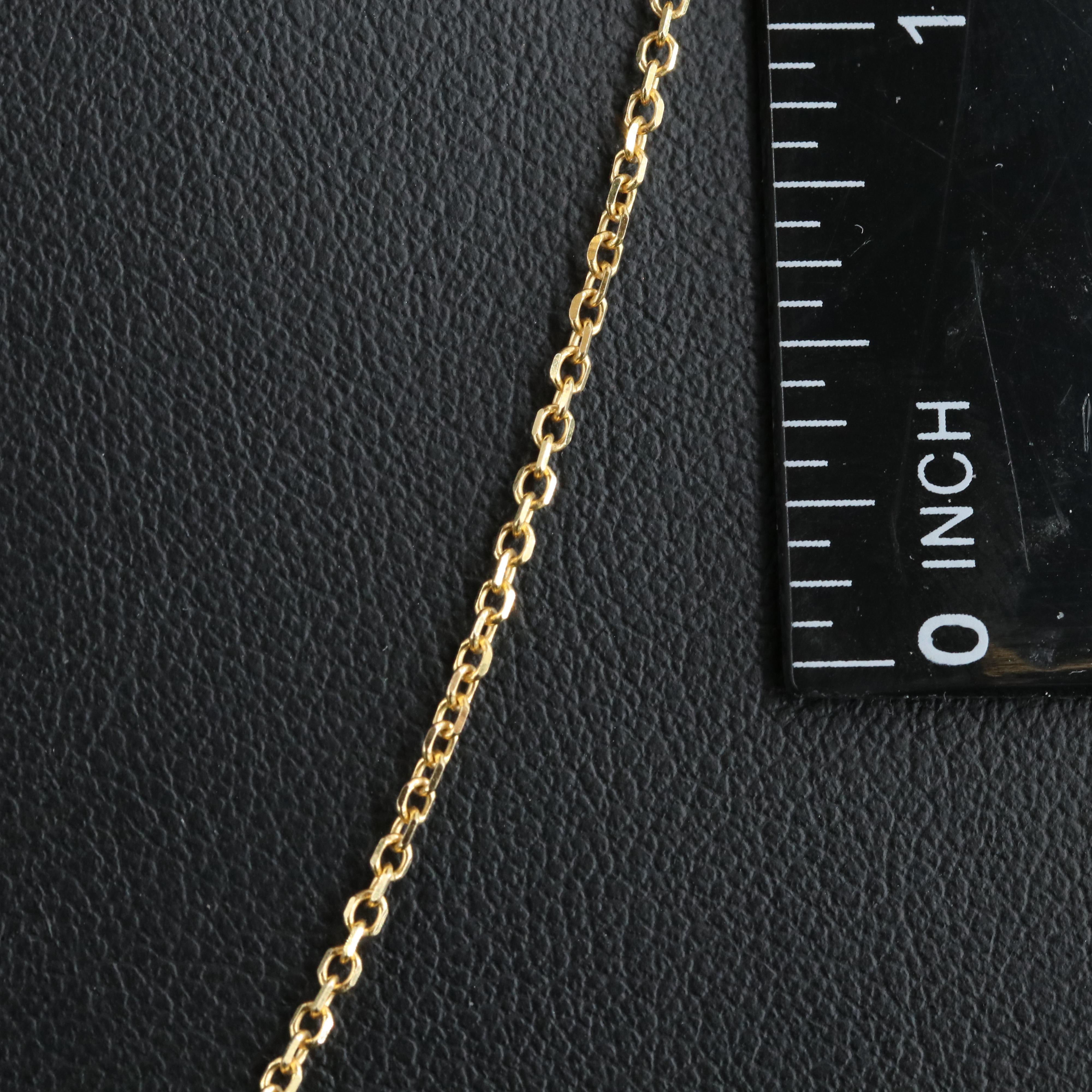14K Cable Chain Necklace