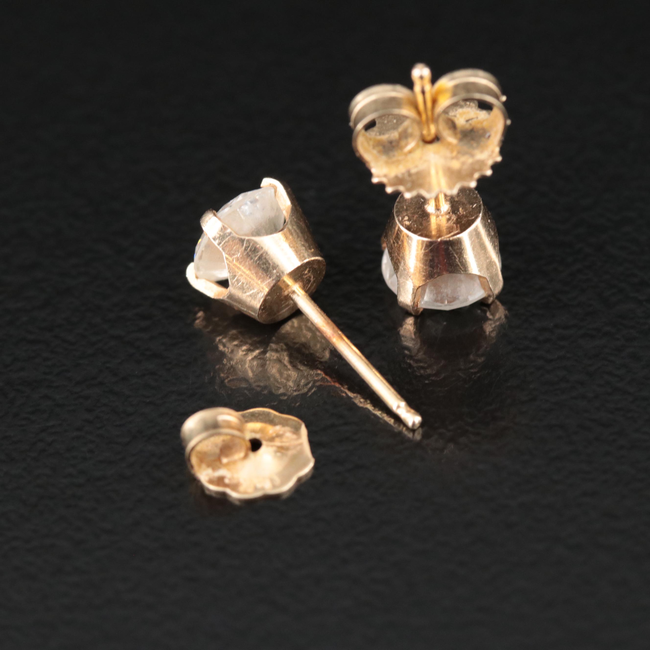 14K 1.30 CTW Diamond Stud Earrings