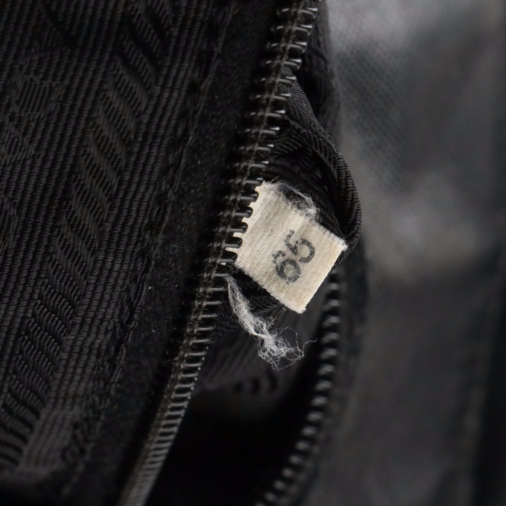 Prada Tote Bag in Tessuto Nylon with Crossgrain Leather Accents