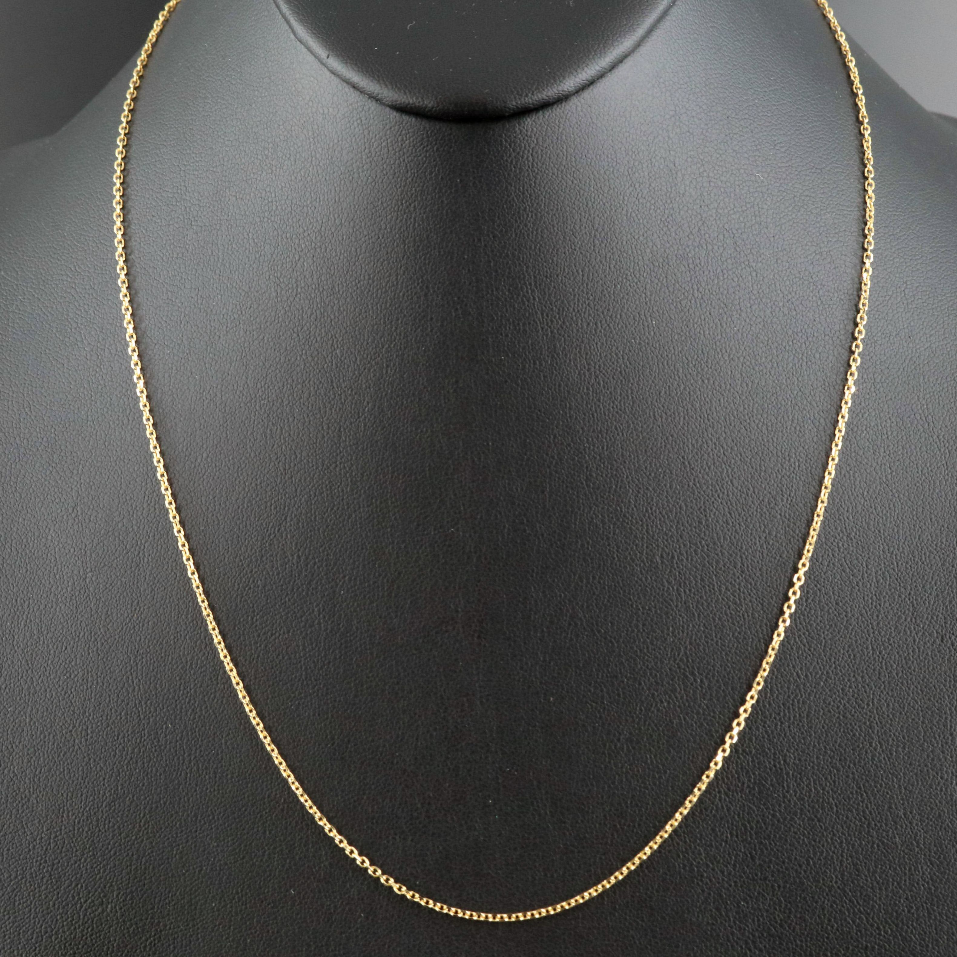 14K Cable Chain Necklace