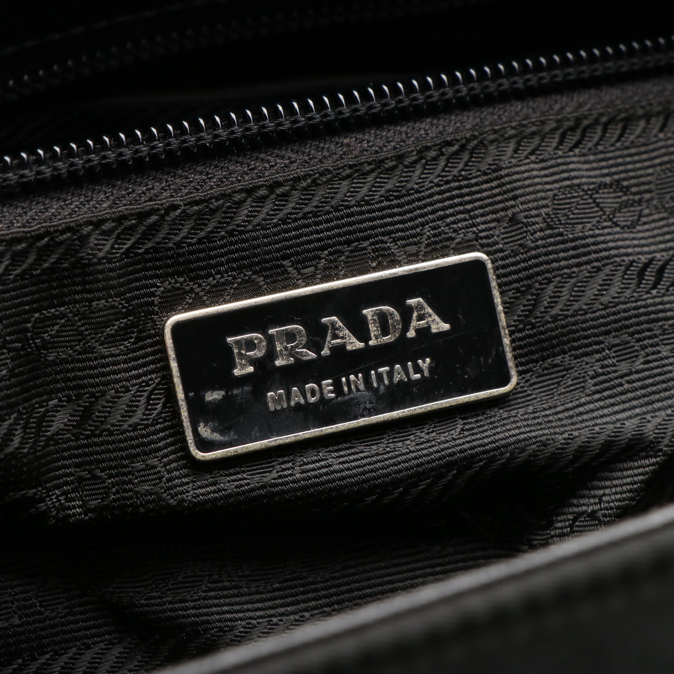 Prada Tote Bag in Black Tessuto Nylon
