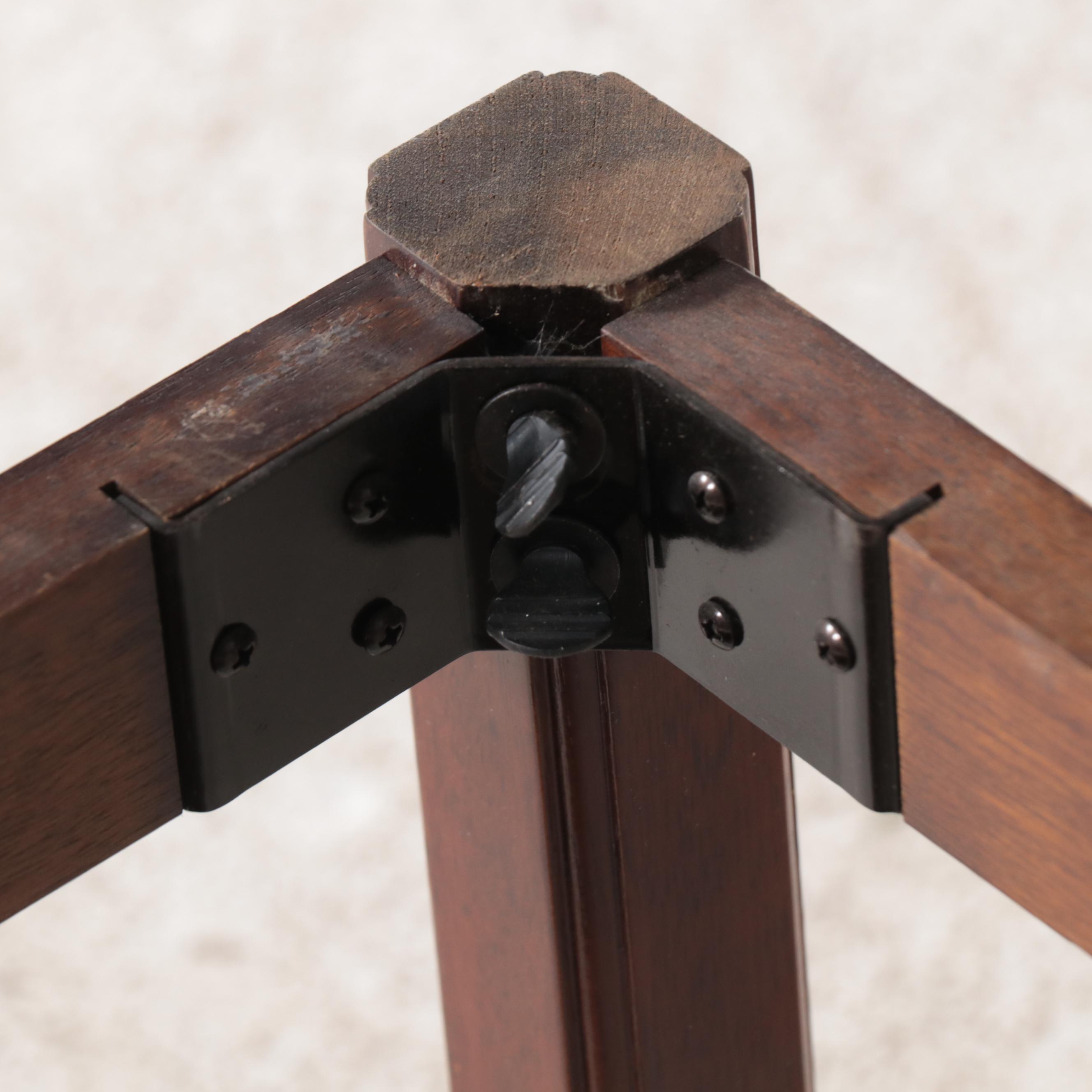 The Bombay Company Chippendale Style Mahogany-Stained Butler's Tray Coffee Table