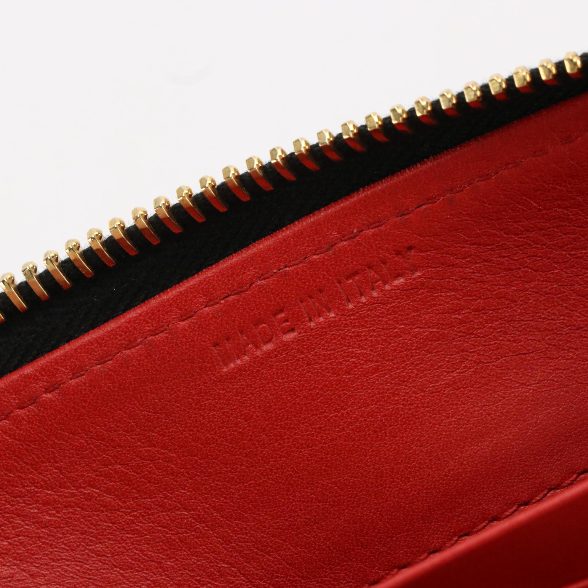 Prada Long Wallet in Black Leather