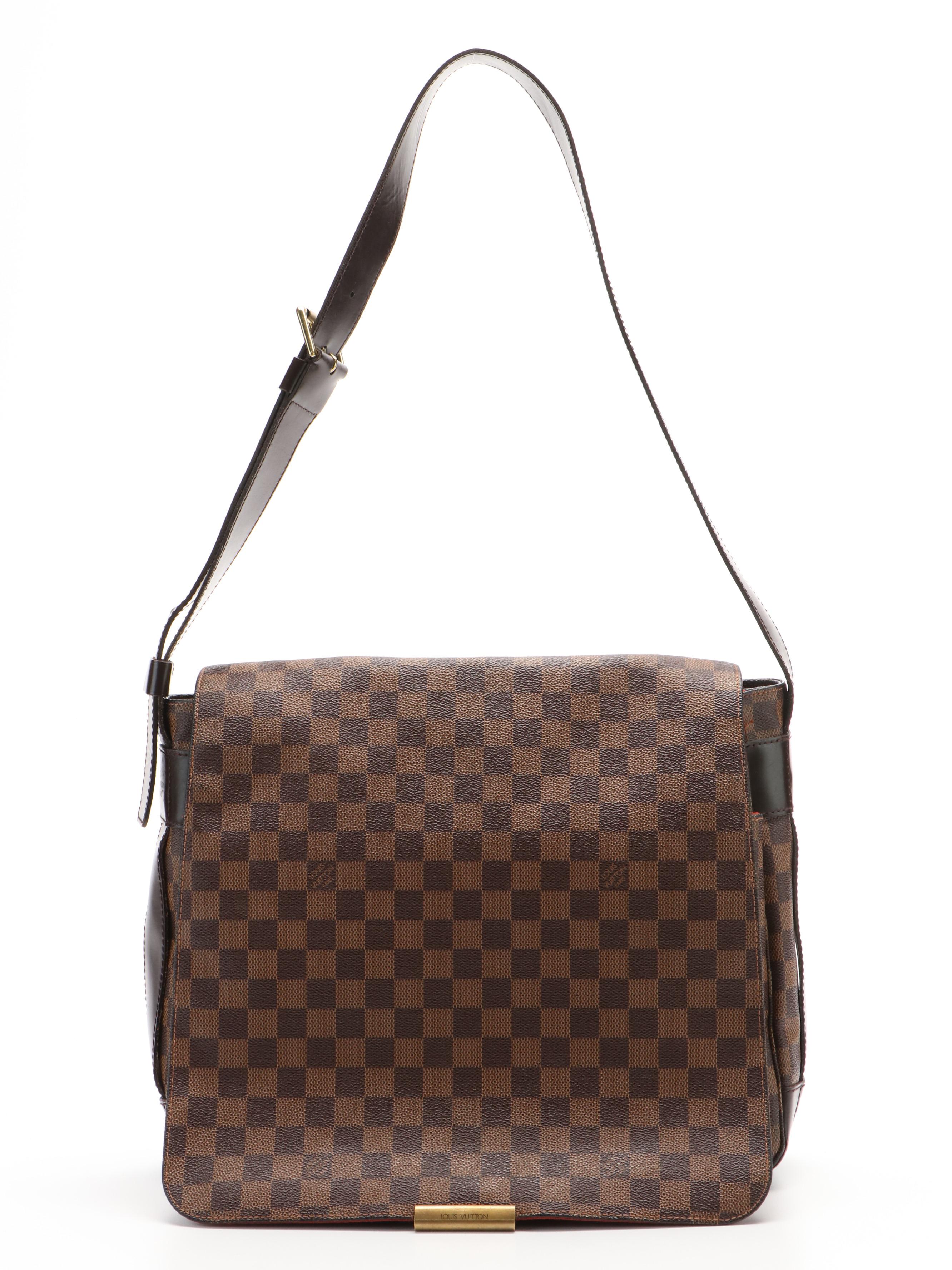 Louis Vuitton Bastille Messenger Bag in Damier Ebene Coated Canvas