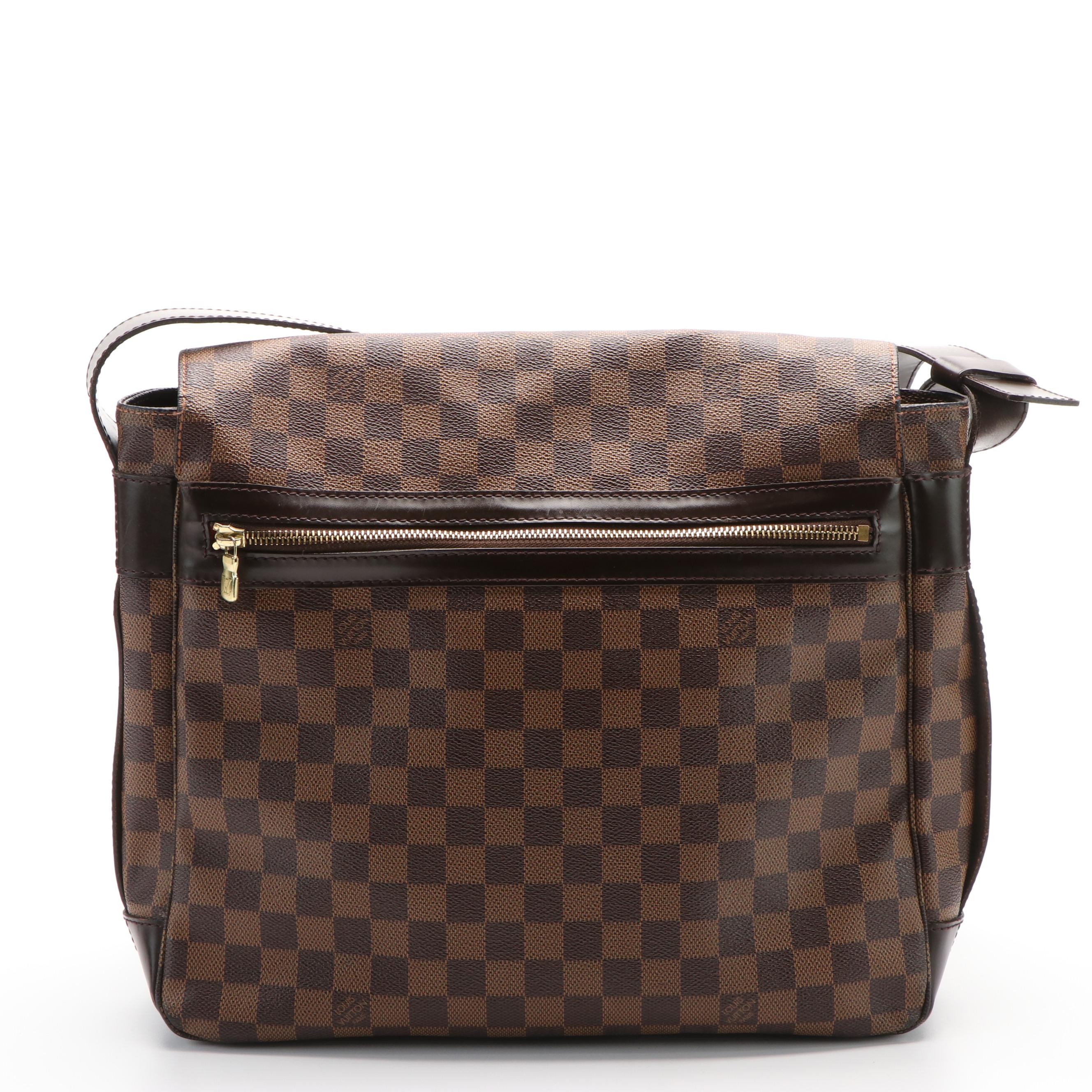 Louis Vuitton Bastille Messenger Bag in Damier Ebene Coated Canvas