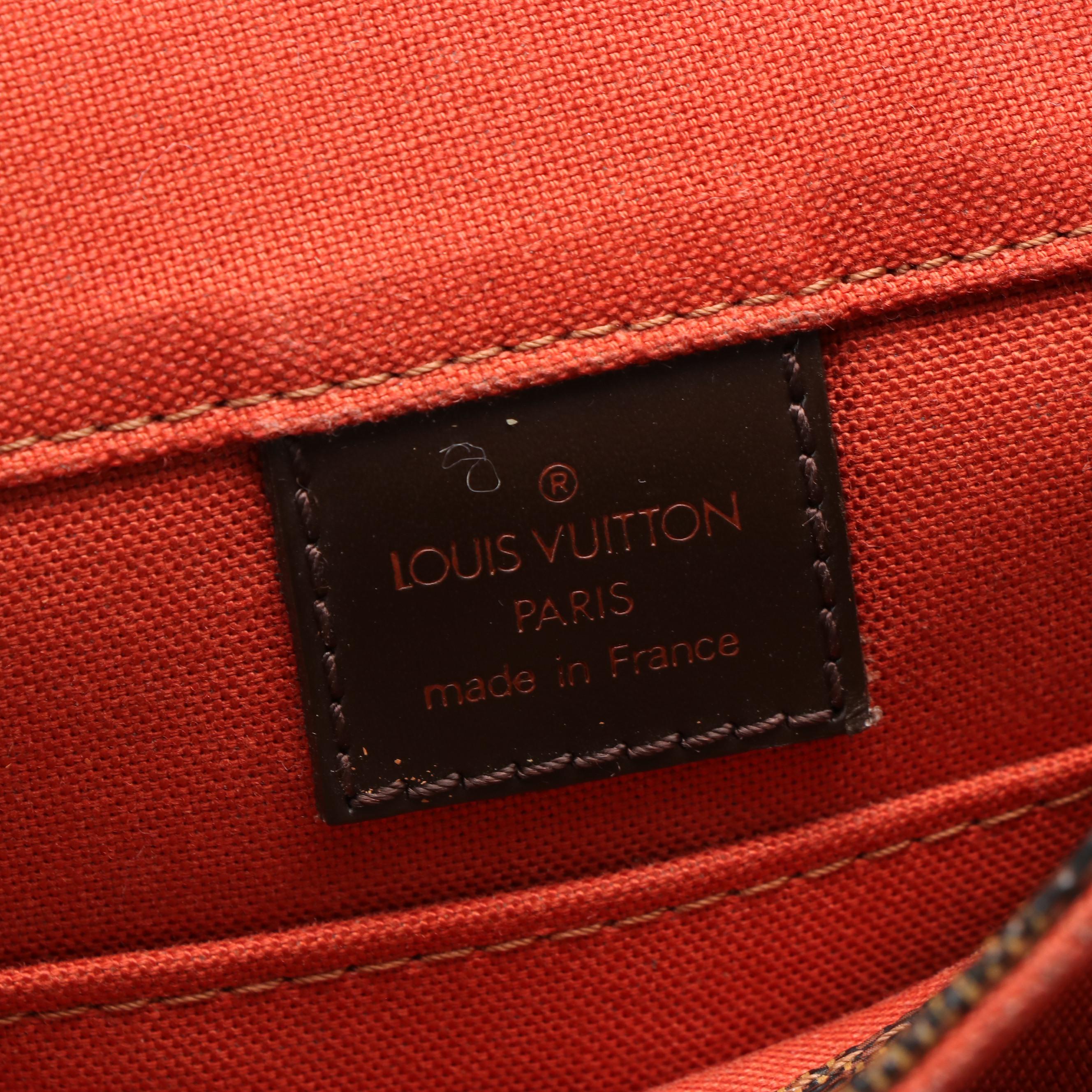 Louis Vuitton Bastille Messenger Bag in Damier Ebene Coated Canvas