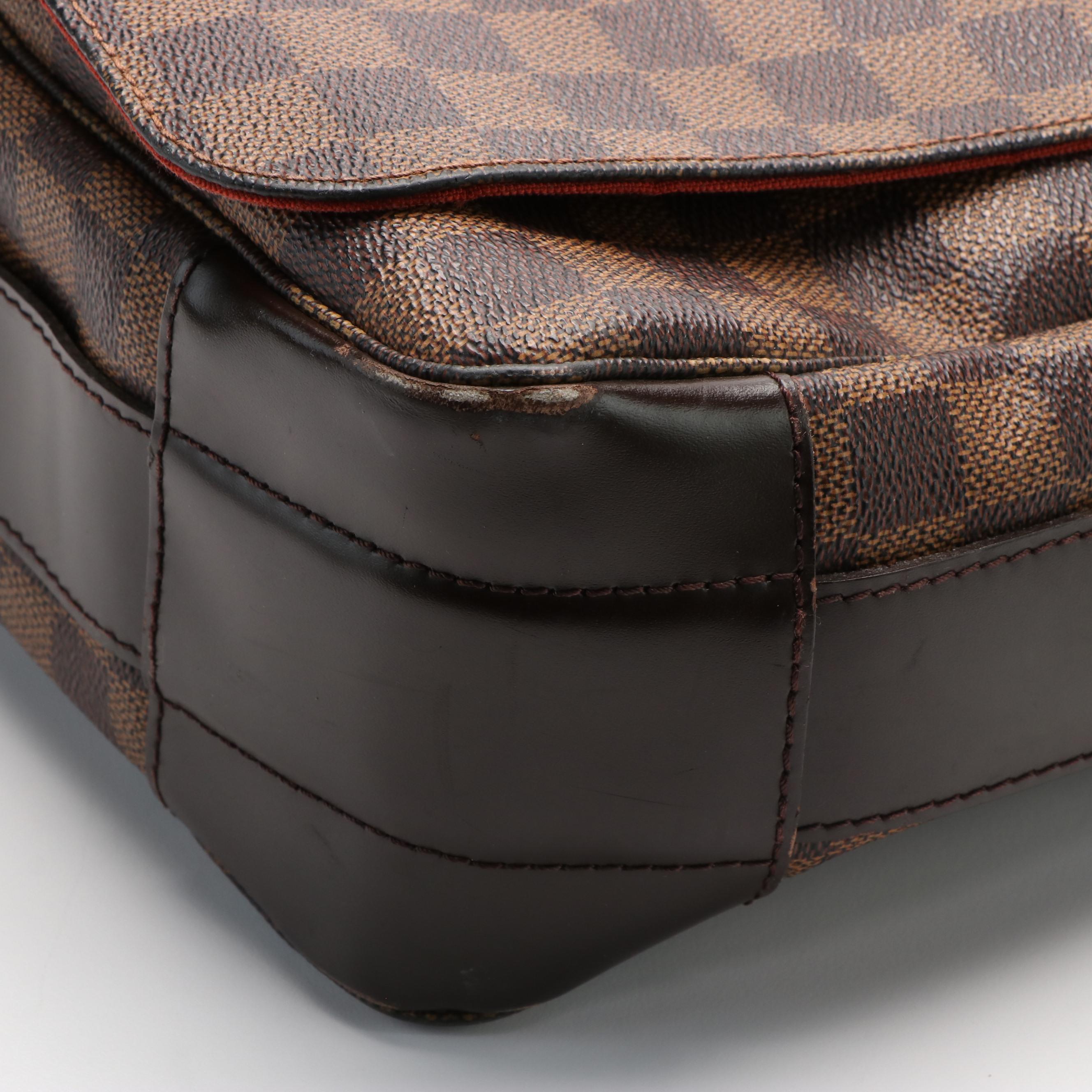 Louis Vuitton Bastille Messenger Bag in Damier Ebene Coated Canvas