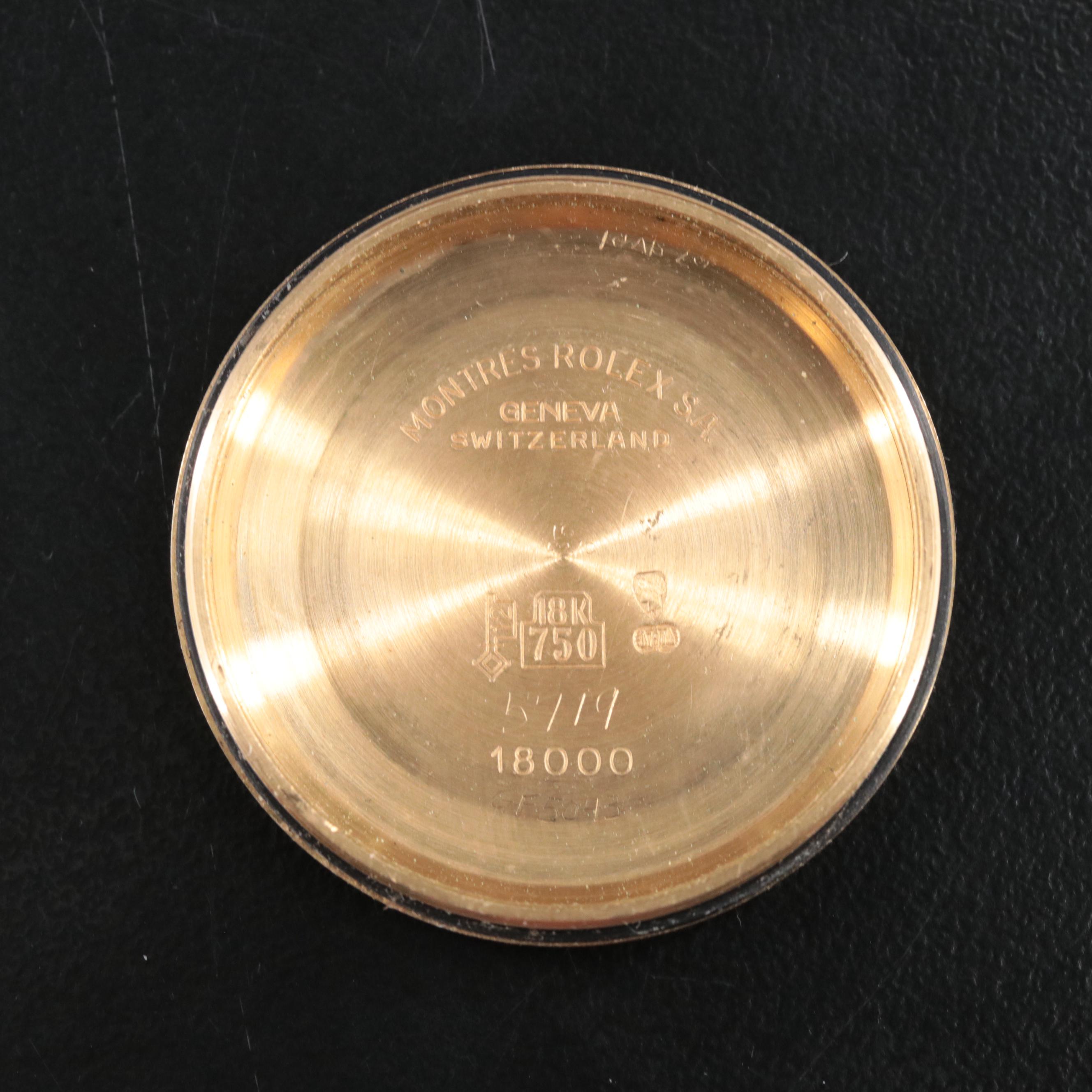 1984 Rolex Day-Date 18K Jubilee Band Watch