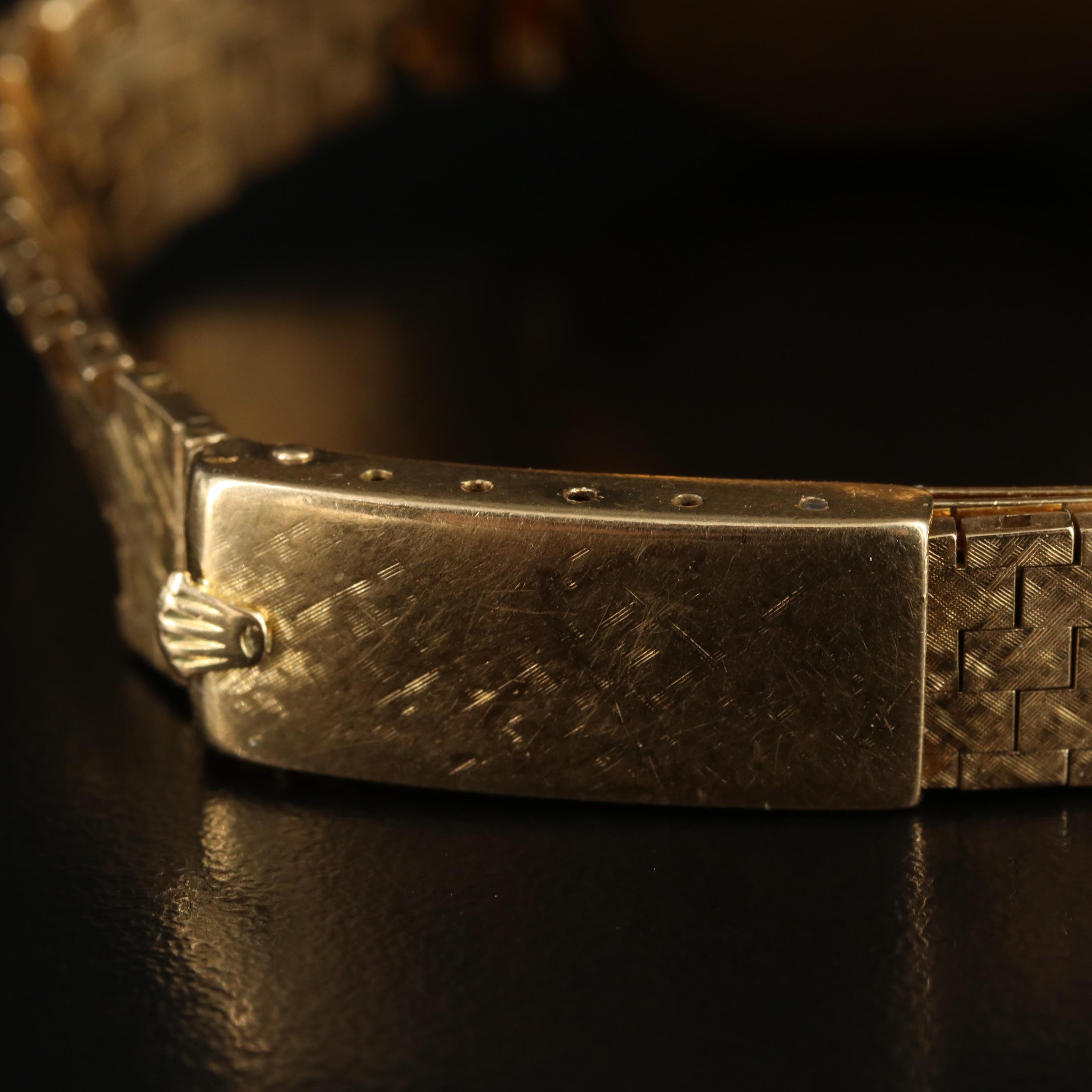 Modified Rolex Custom Mother-of-Pearl, Diamond Dial, Sapphire Bezel Watch