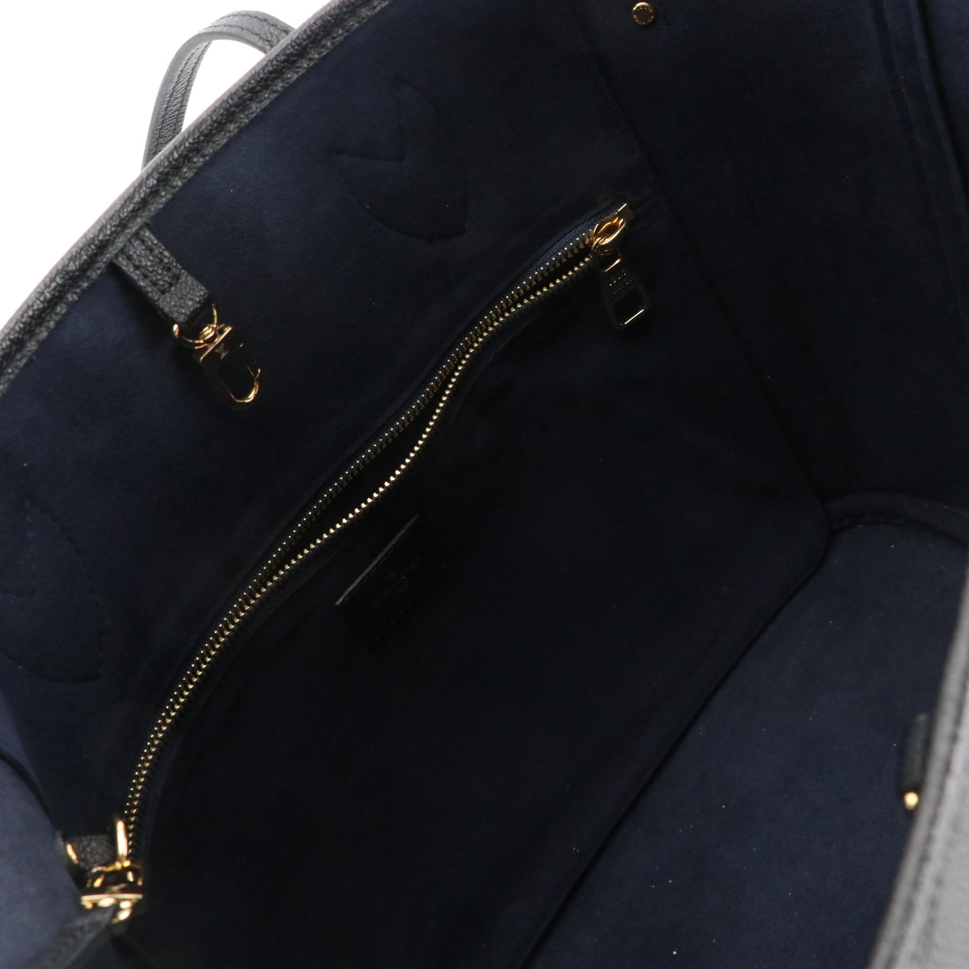 Louis Vuitton Neverfull MM in Monogram Empreinte Leather with Box