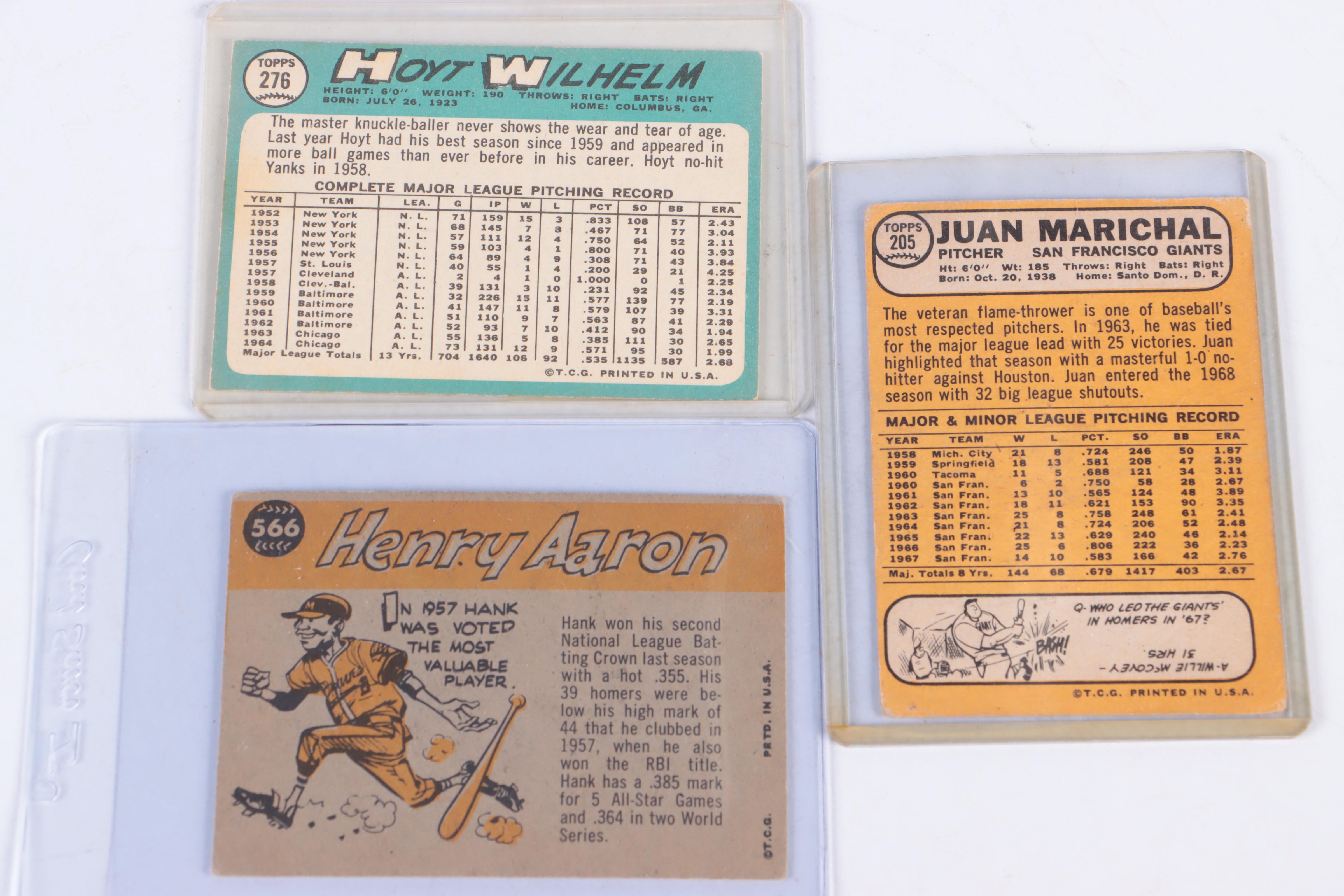 Topps Baseball Cards with Mickey Mantle and Graded Eddie Mathews, 1950s–1980s